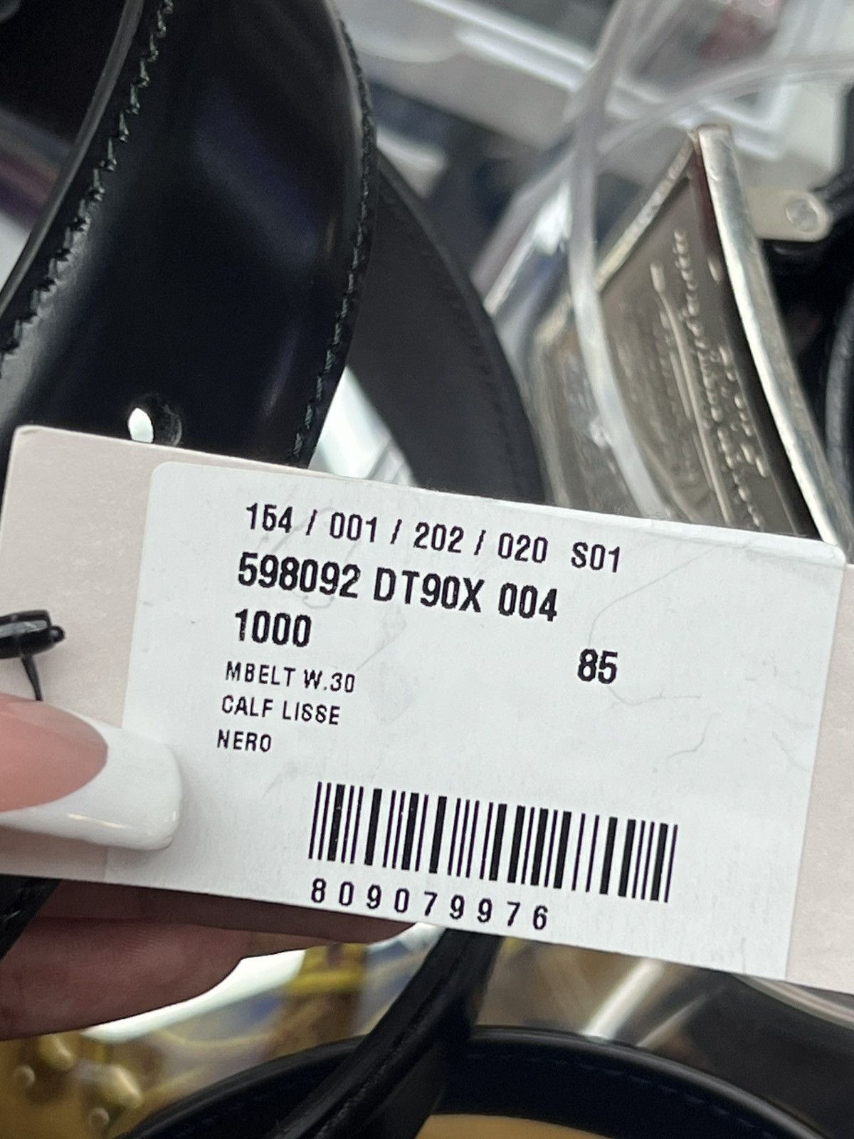 Gucci Gucci Black Belt Size 34 - 7 Thumbnail
