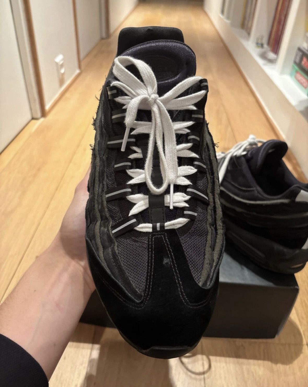 Comme des Garcons × Nike Nike x CDG 95 Black Size US 14 / EU 47 - 2 Thumbnail