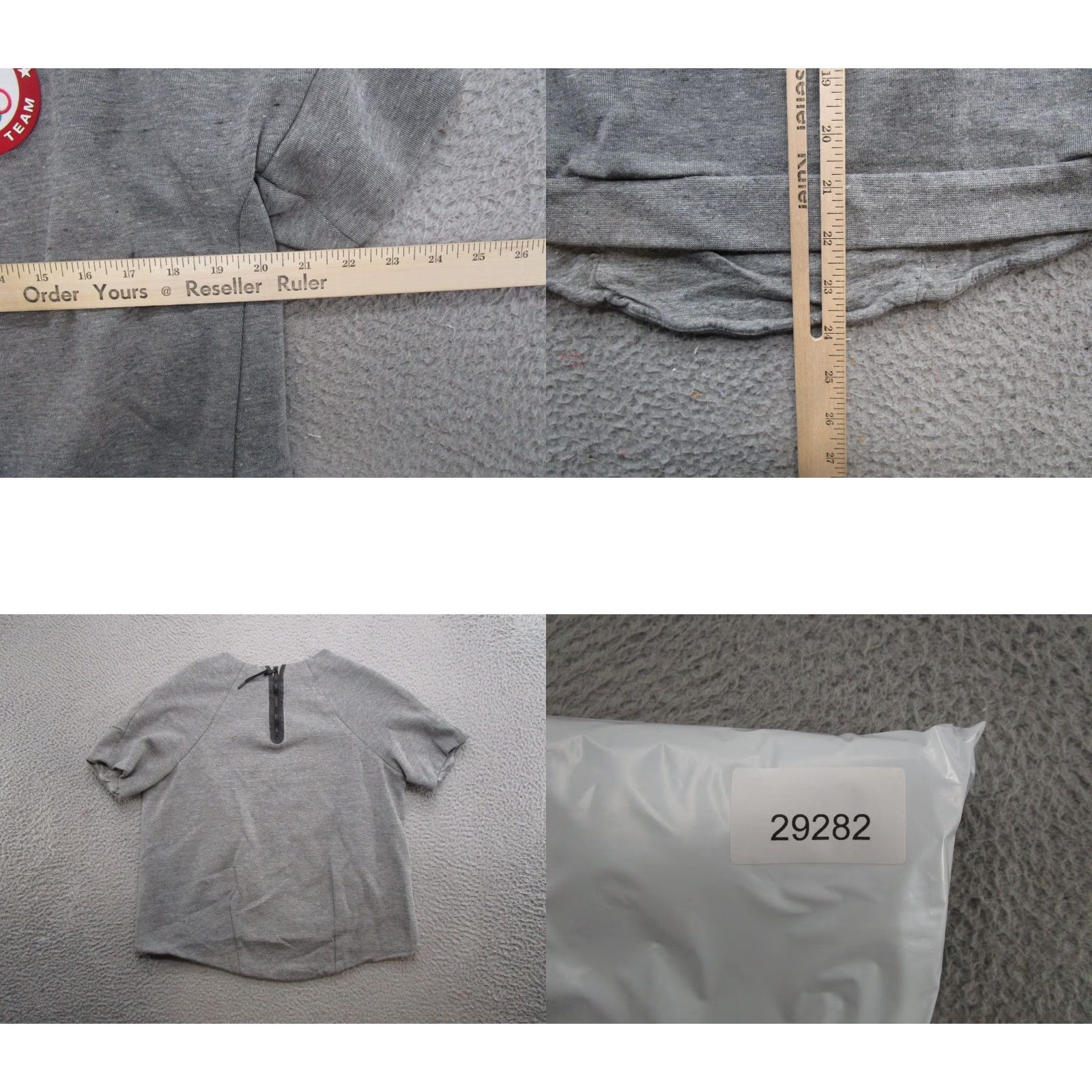 Nike Nike Team USA Olympics Sweatshirt Women’s Tech Short Sleeve Gray M Size M / US 6-8 / IT 42-44 - 8 Thumbnail