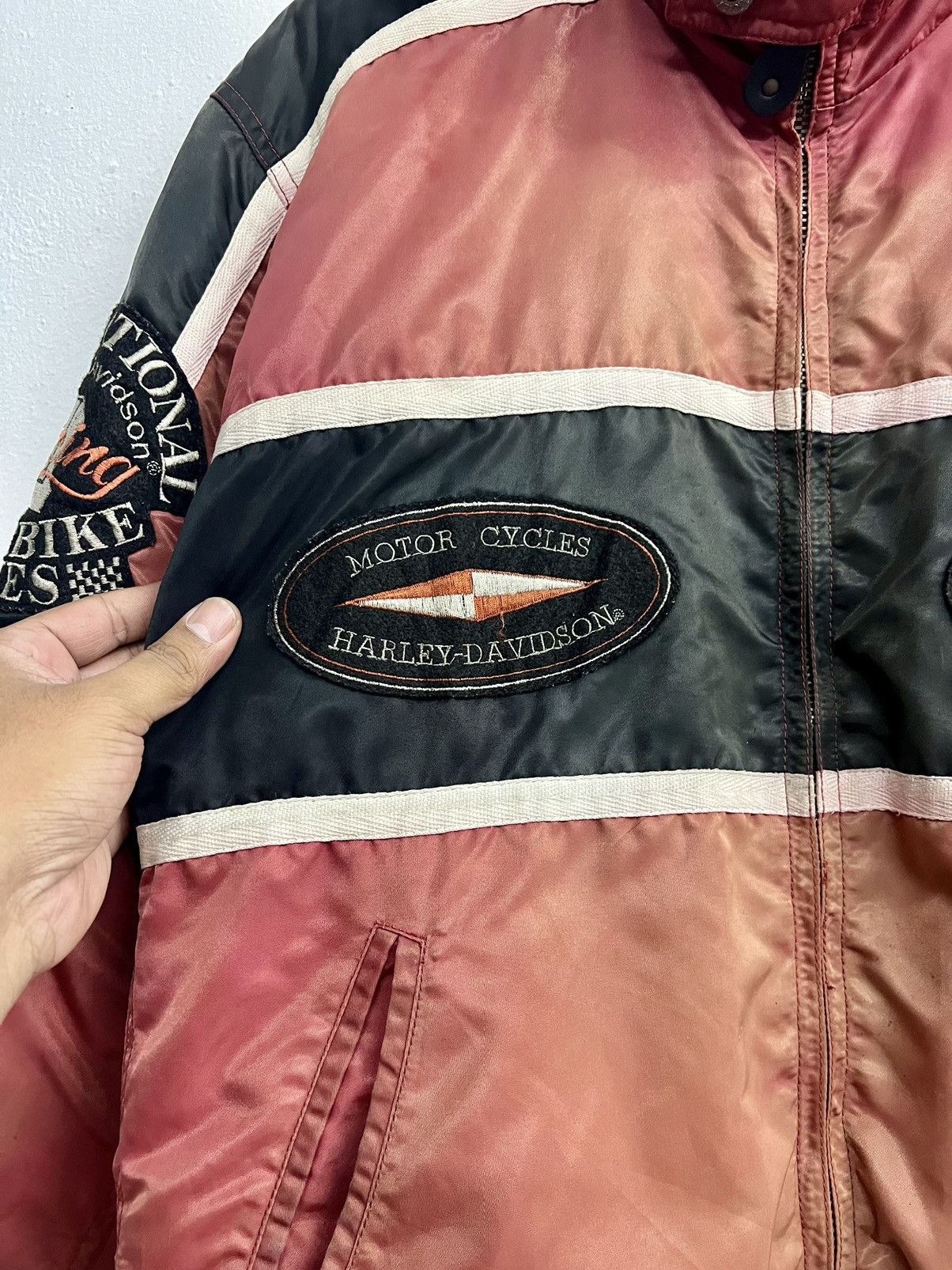 Harley Davidson × Vintage Vintage Harley Davidson Racing AMA National Jacket Size US L / EU 52-54 / 3 - 9 Thumbnail