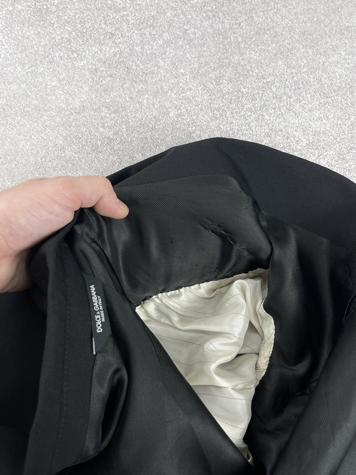Dolce & Gabbana Dolce & Gabbana Black Blazer Men’s 50R Size 50R - 15 Thumbnail