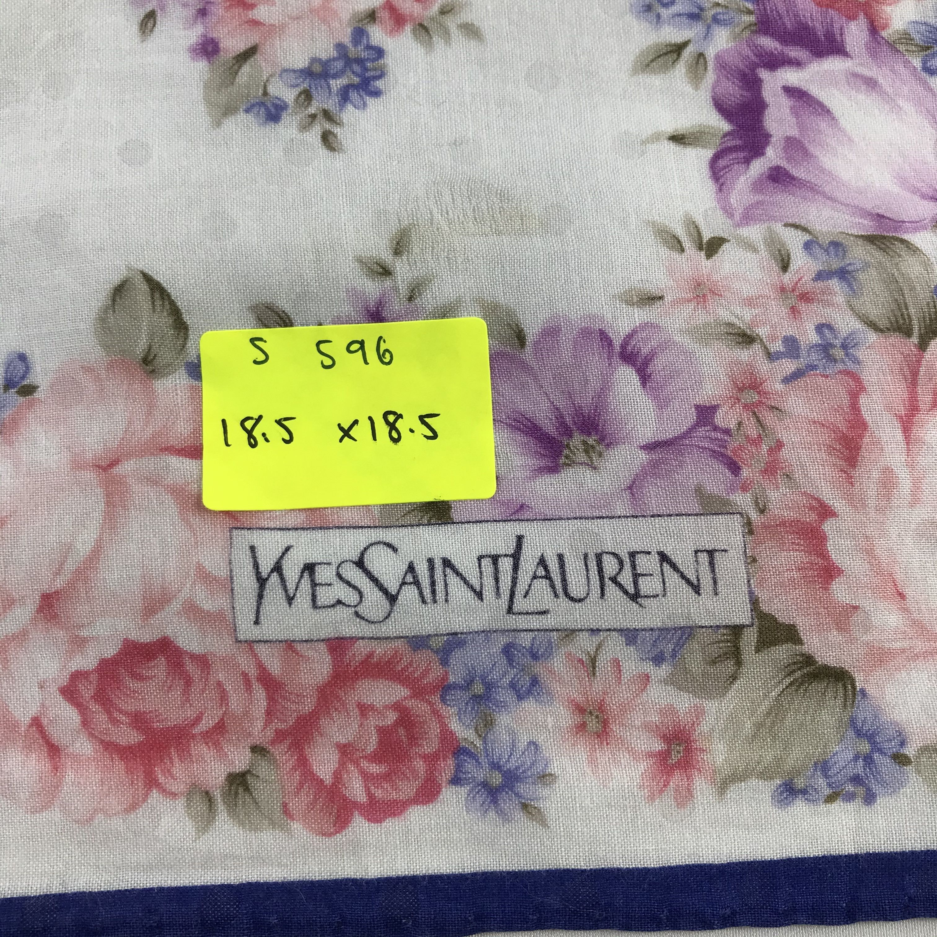 Vintage × Yves Saint Laurent Yves Saint Laurent Bandana / Handkerchief /Neckerchief -S596 Size ONE SIZE - 5 Thumbnail