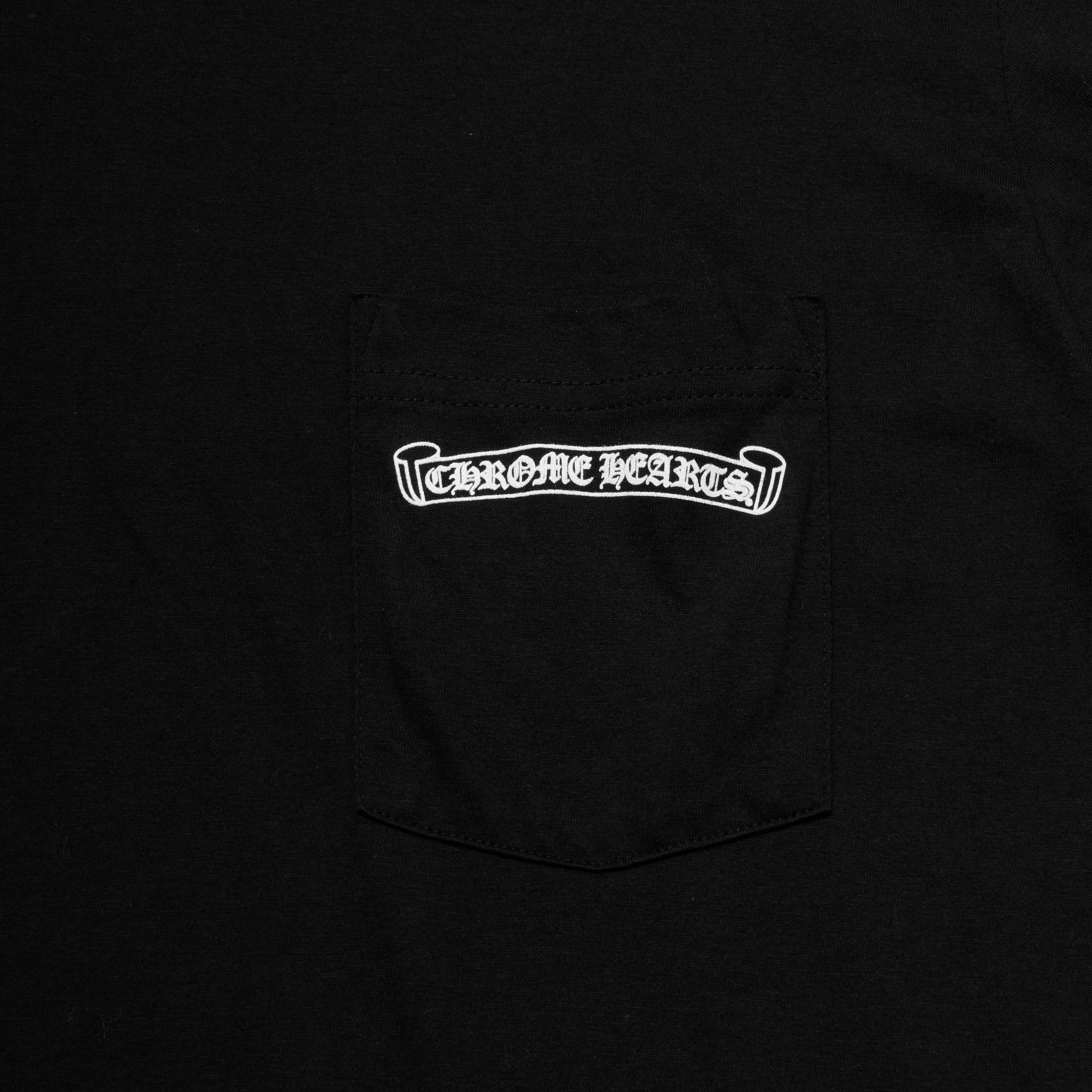 Chrome Hearts CHROME HEARTS Scroll Logo T Shirt Size US L / EU 52-54 / 3 - 4 Thumbnail