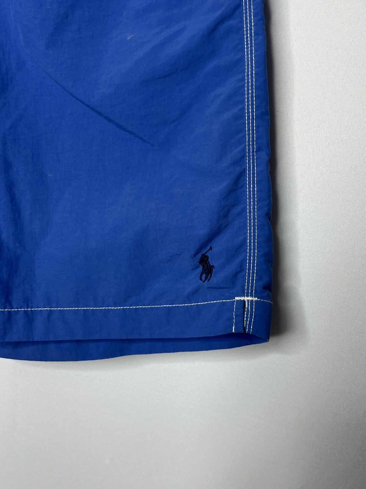 Polo Ralph Lauren Vintage Polo Ralph Lauren Swimwear Nylon Shorts Blue Size US 34 / EU 50 - 3 Thumbnail