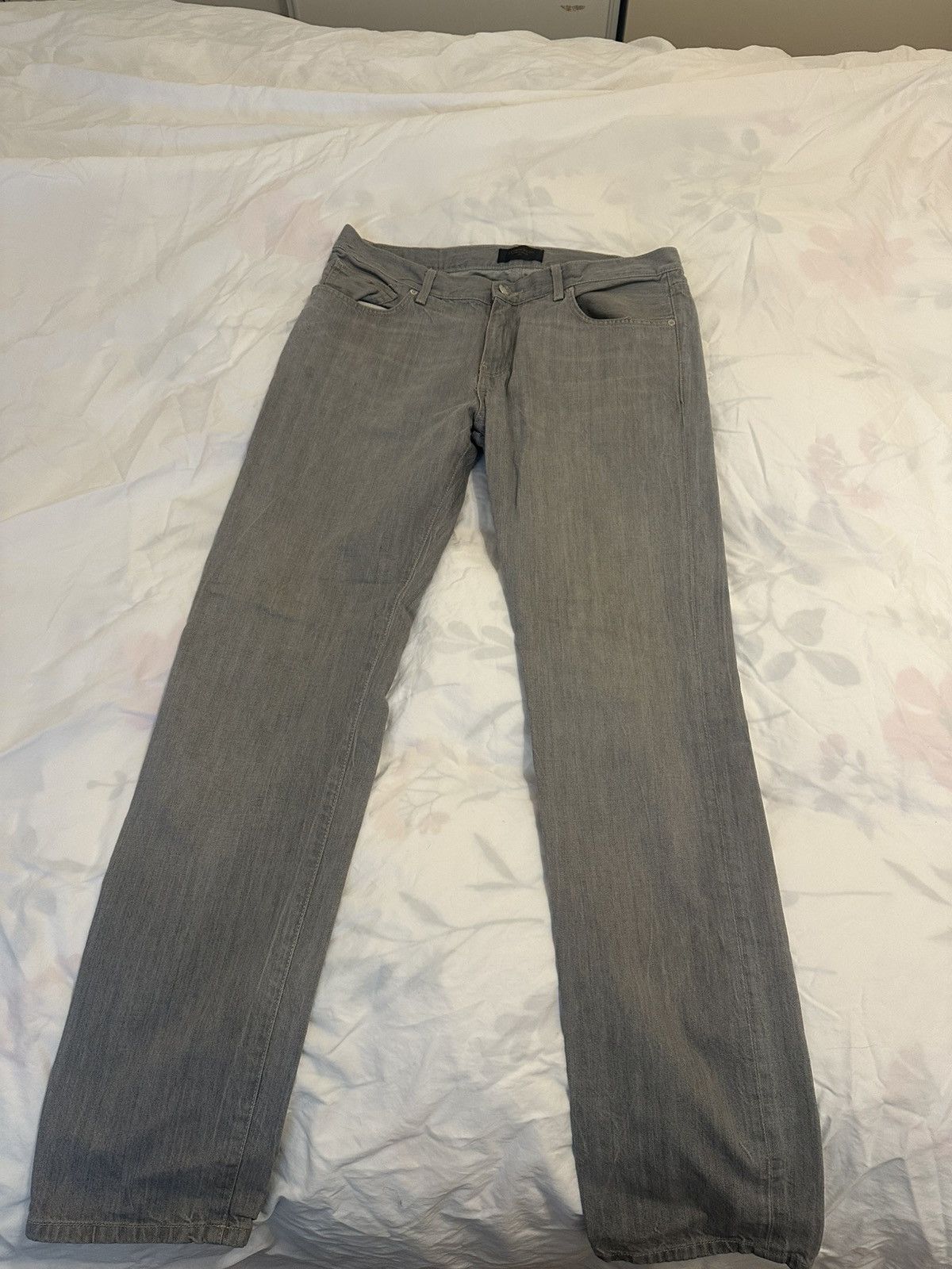 J.Lindeberg J.Lindeberg Jay Lead Grey Denim Pants Size US 34 / EU 50 - 1 Thumbnail