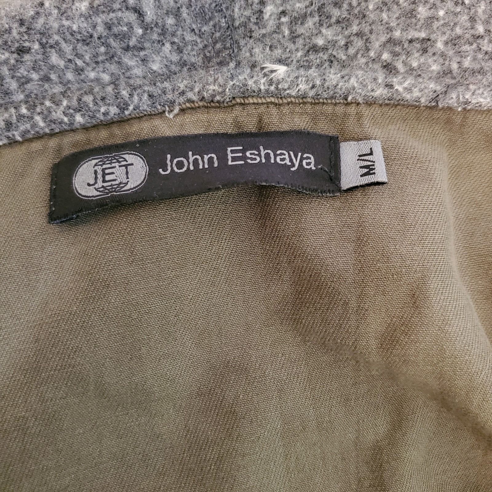 Anthropologie John Eshaya Cargo Utility Jacket Hooded Jacket Olive Green S Size M / US 6-8 / IT 42-44 - 6 Thumbnail