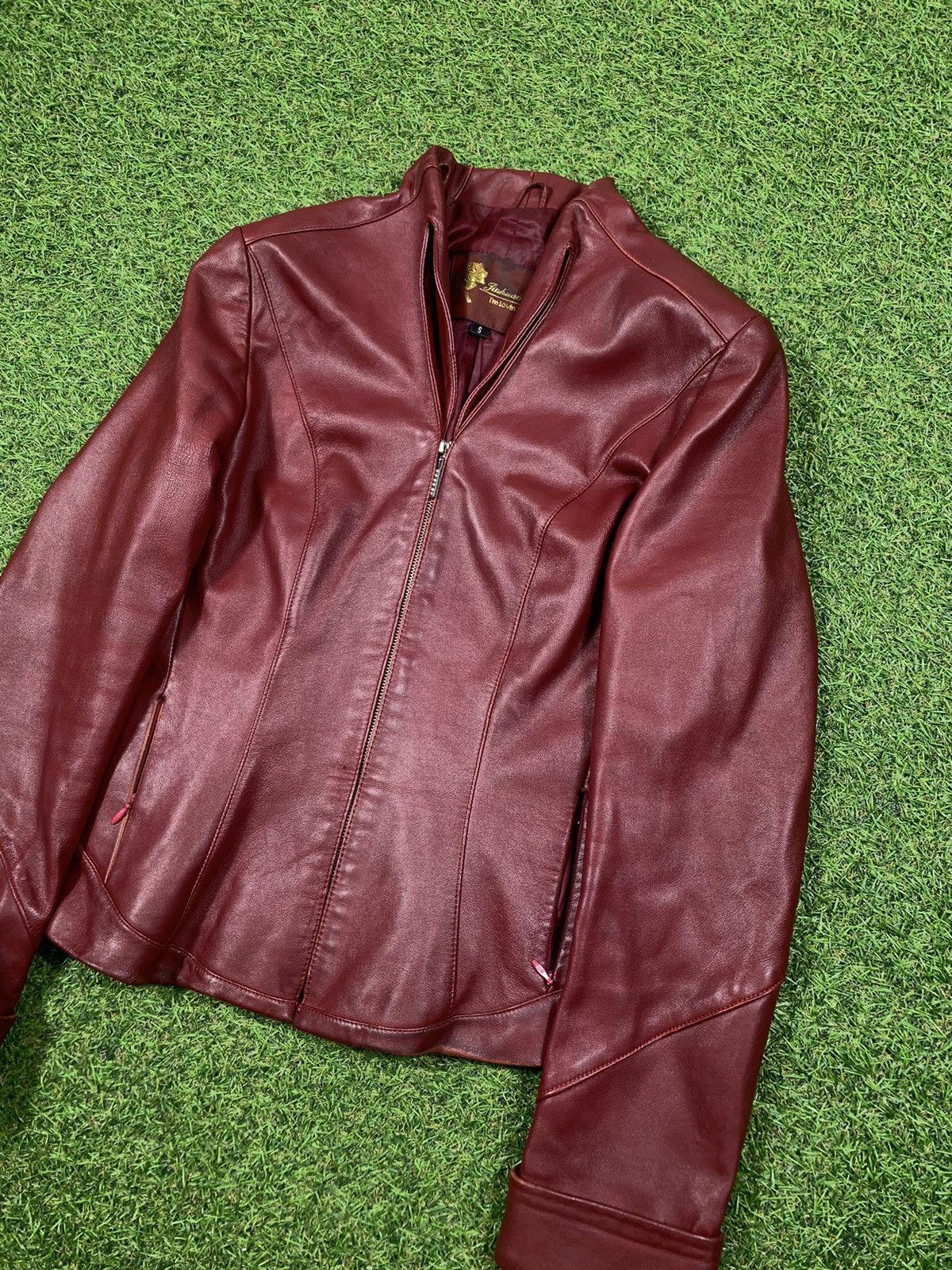 Leather Vintage Leather jacket streetwear y2k style size S Size S / US 4 / IT 40 - 2 Thumbnail