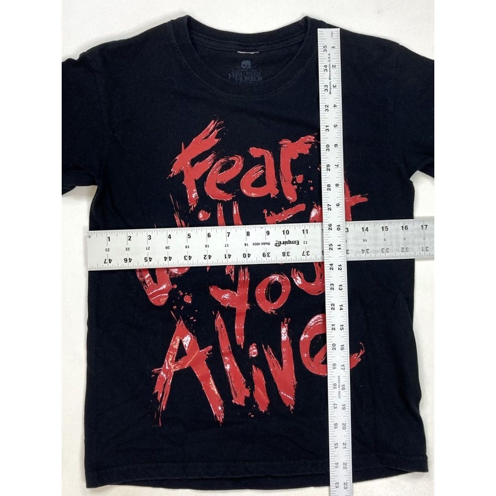 Vintage Universal Studios Halloween Horror Nights 24 Graphic T-shirt Women XS Black Size XS / US 0-2 / IT 36-38 - 6 Thumbnail