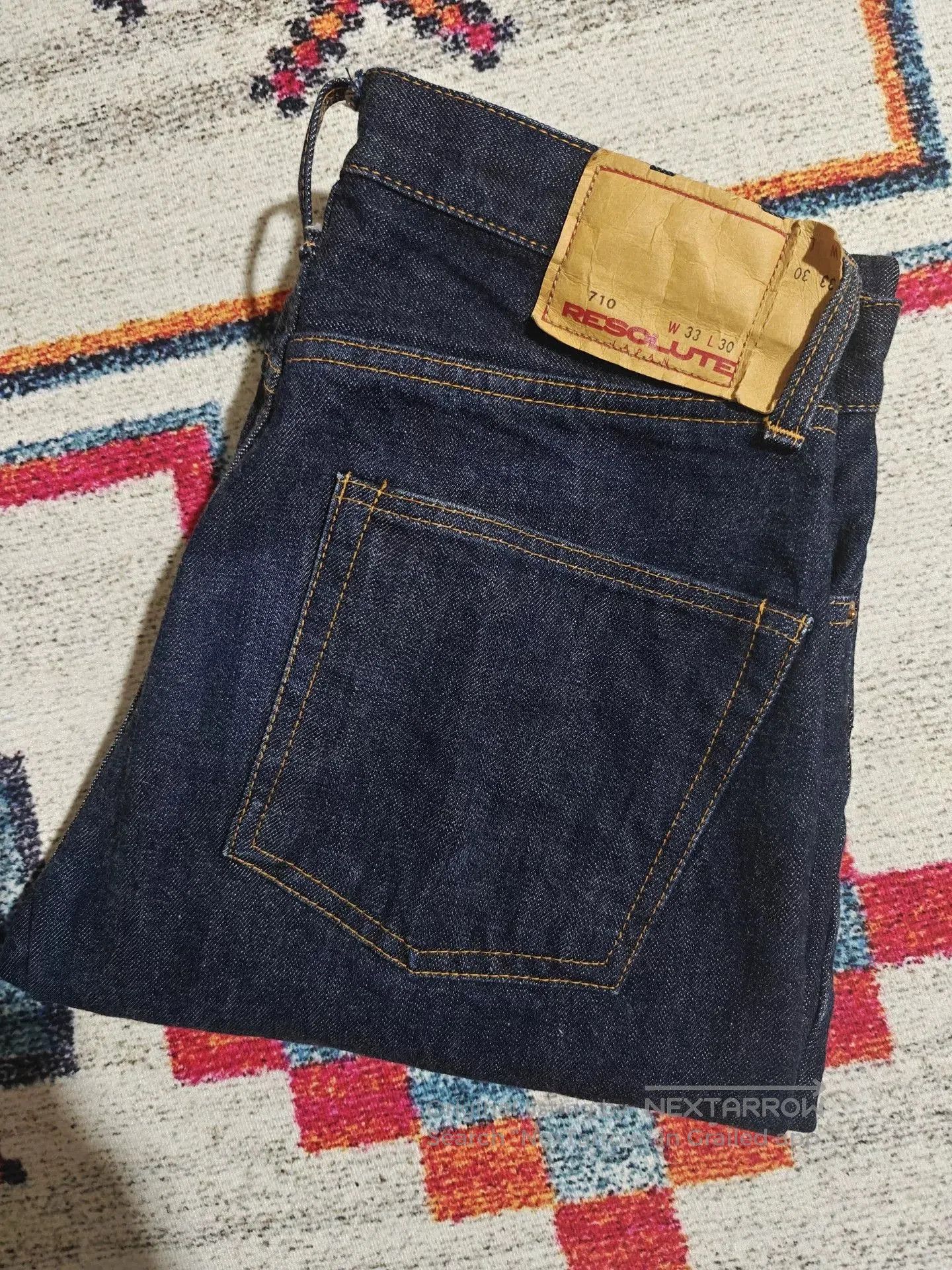 RESOLUTE RESOLUTE 710 Limited Cropped Jeans. Size US 33 - 1 Thumbnail