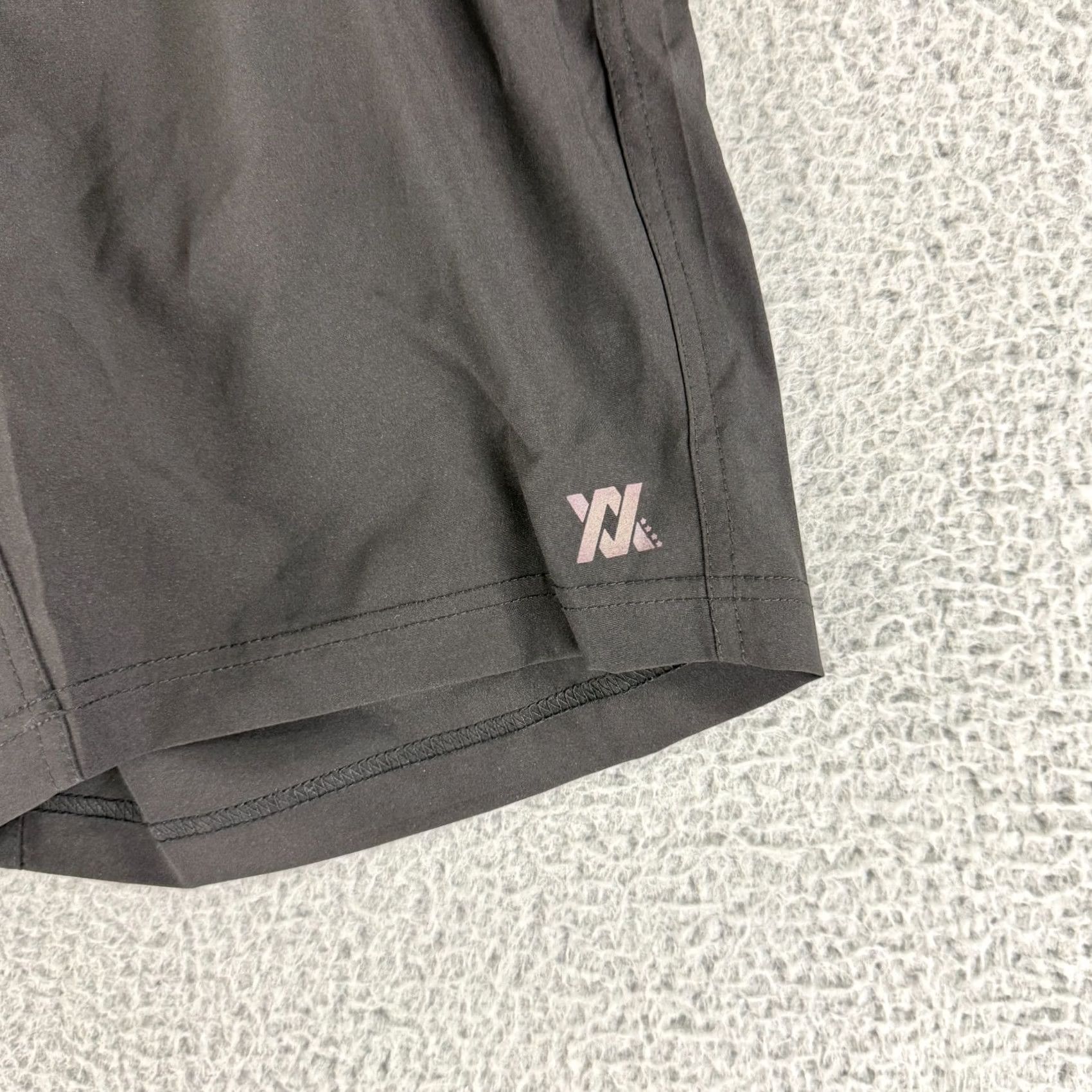 Vintage Dixxon Hybrid Shorts Mens Medium Black Pull On Drawstring Lightweight Lined Size US 31 - 2 Thumbnail