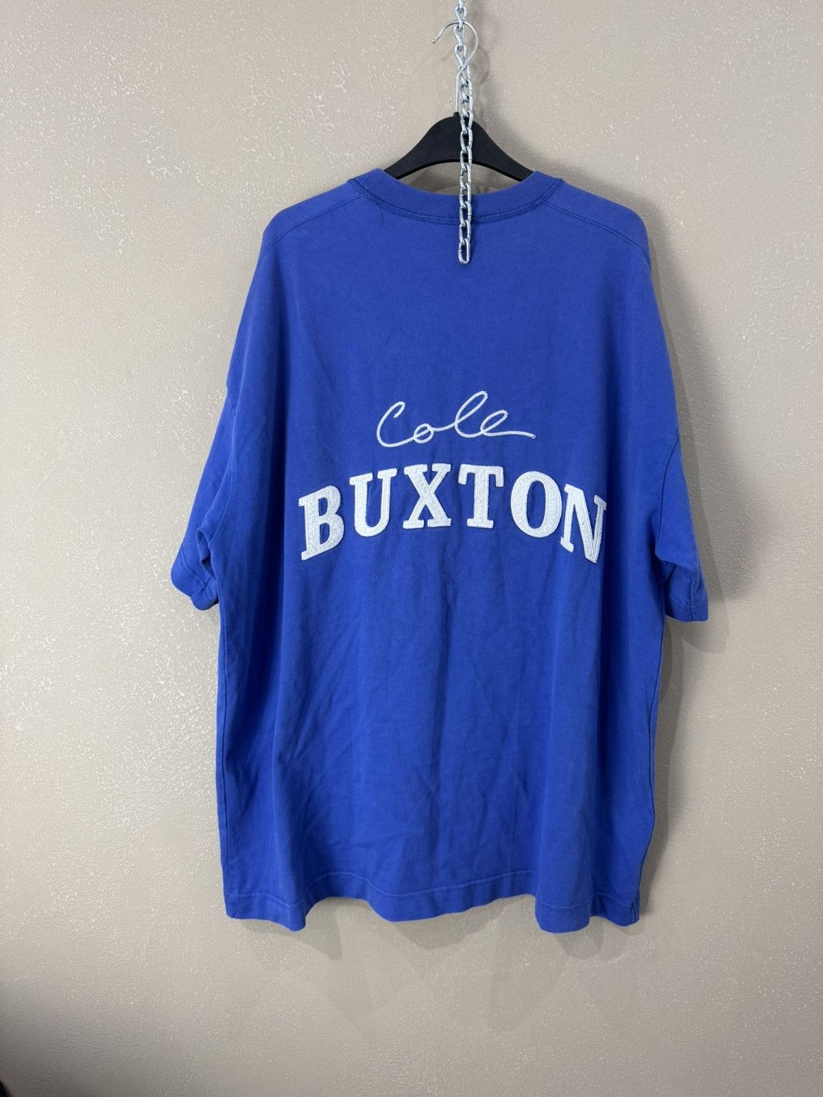 Cole Buxton Cole Buxton Embroidered big logo tee T-Shirt Size US XL / EU 56 / 4 - 2 Thumbnail