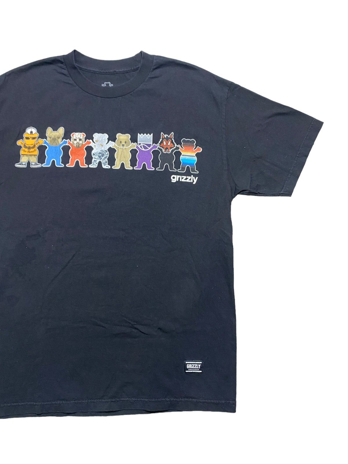 Vintage VINTAGE STREETWEAR GRIZZLY GRIPTAPE SMALL BEAR GRAPHICS TEE Size US M / EU 48-50 / 2 - 3 Thumbnail