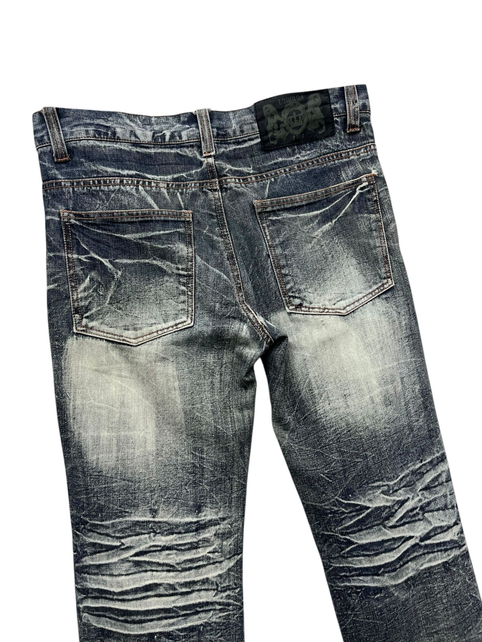 💀GRUNGE🔥LOWBOX Mudwash Distressed Ripped Denim Undercover