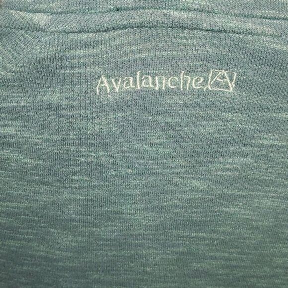 Avalanche Avalanche 1/4 Snap Closure Embroudered Sz S. LS Green Pullov Size S / US 4 / IT 40 - 6 Thumbnail