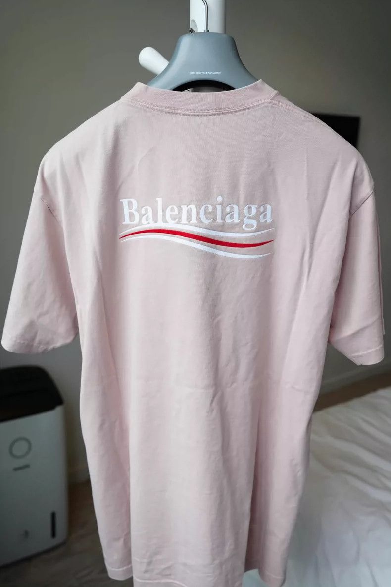 Balenciaga Balenciaga Pink Cola Short Sleeve Size US XXS / EU 40 - 1 Thumbnail