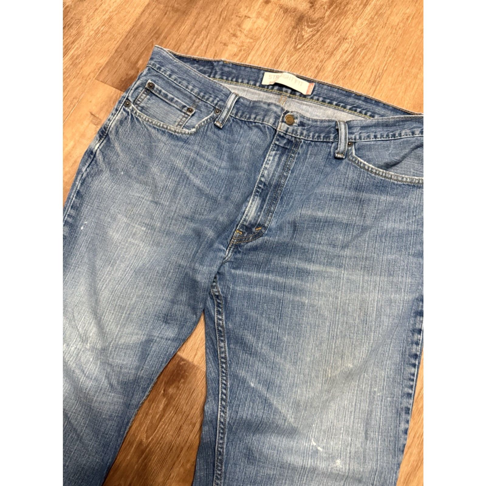 Levi's VINTAGE Levi's 505 Jeans Men 38x30 Blue Medium Wash Regular Fit Straight 90s Logo Size US 38 / EU 54 - 4 Thumbnail