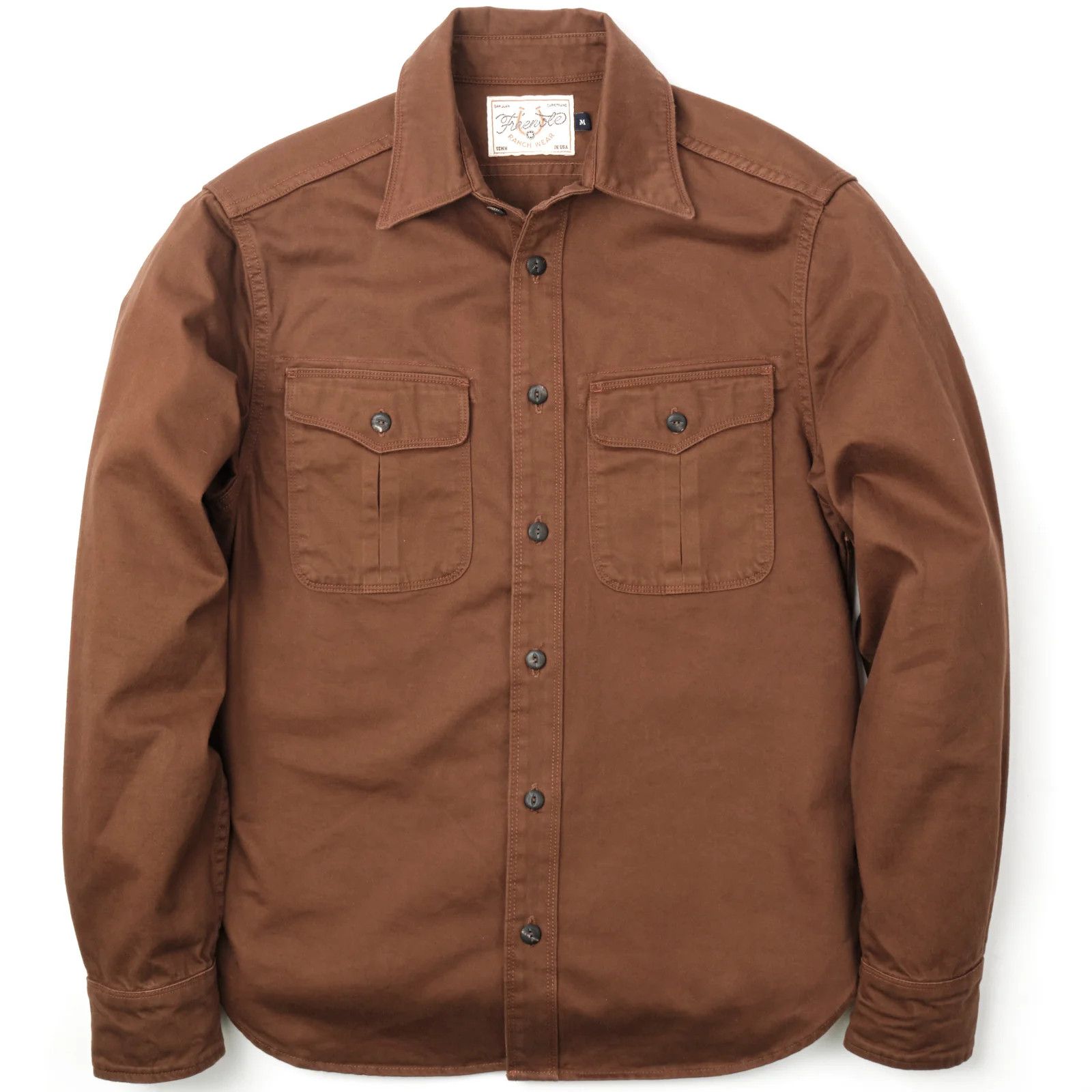 Freenote Cloth - Rancho Shirt - Pecan Brown