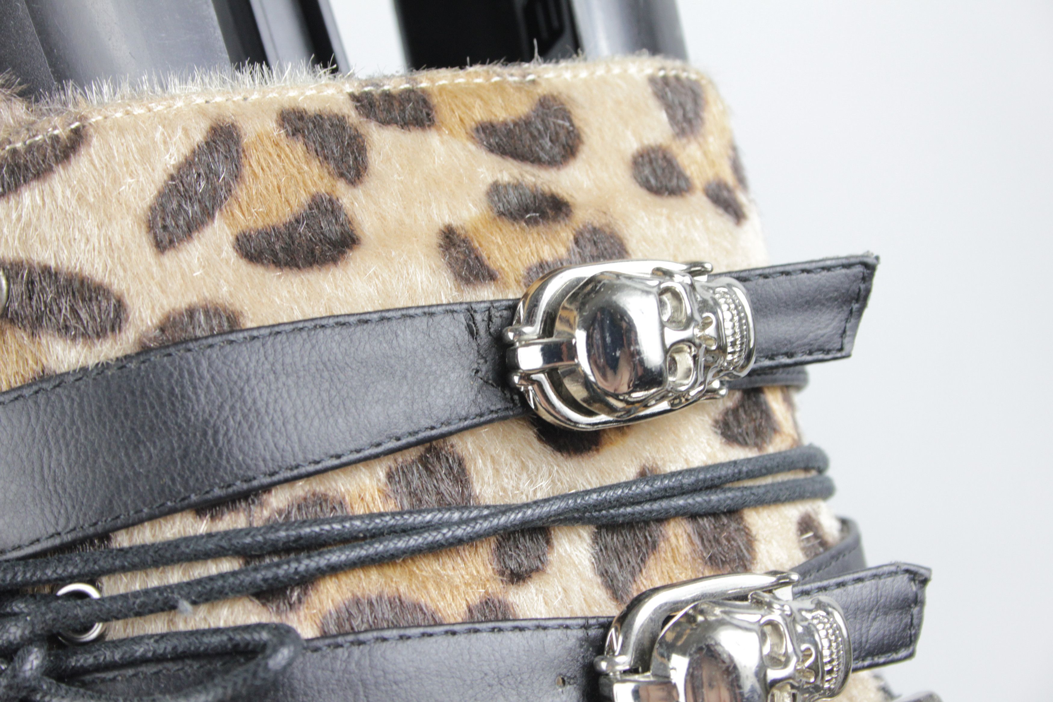 Japanese Brand Abbey Dawn by Avril Lavigne 2011 Y2K Leopard Heels Size US 11 / IT 41 - 9 Thumbnail