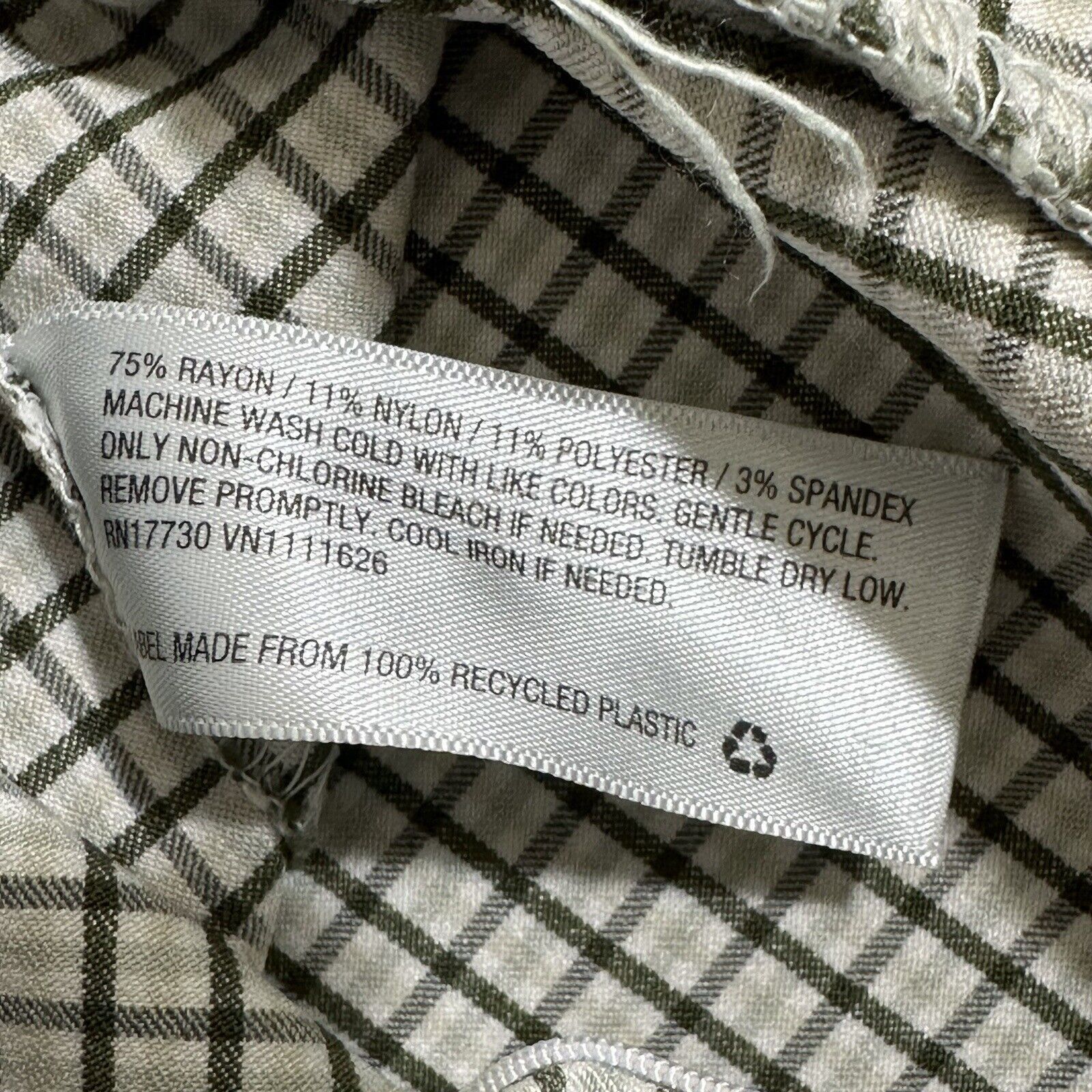 Other A New Day 12 Windowpane Grid Trousers Pants 26" Inseam Size 34" / US 12 / IT 48 - 6 Thumbnail
