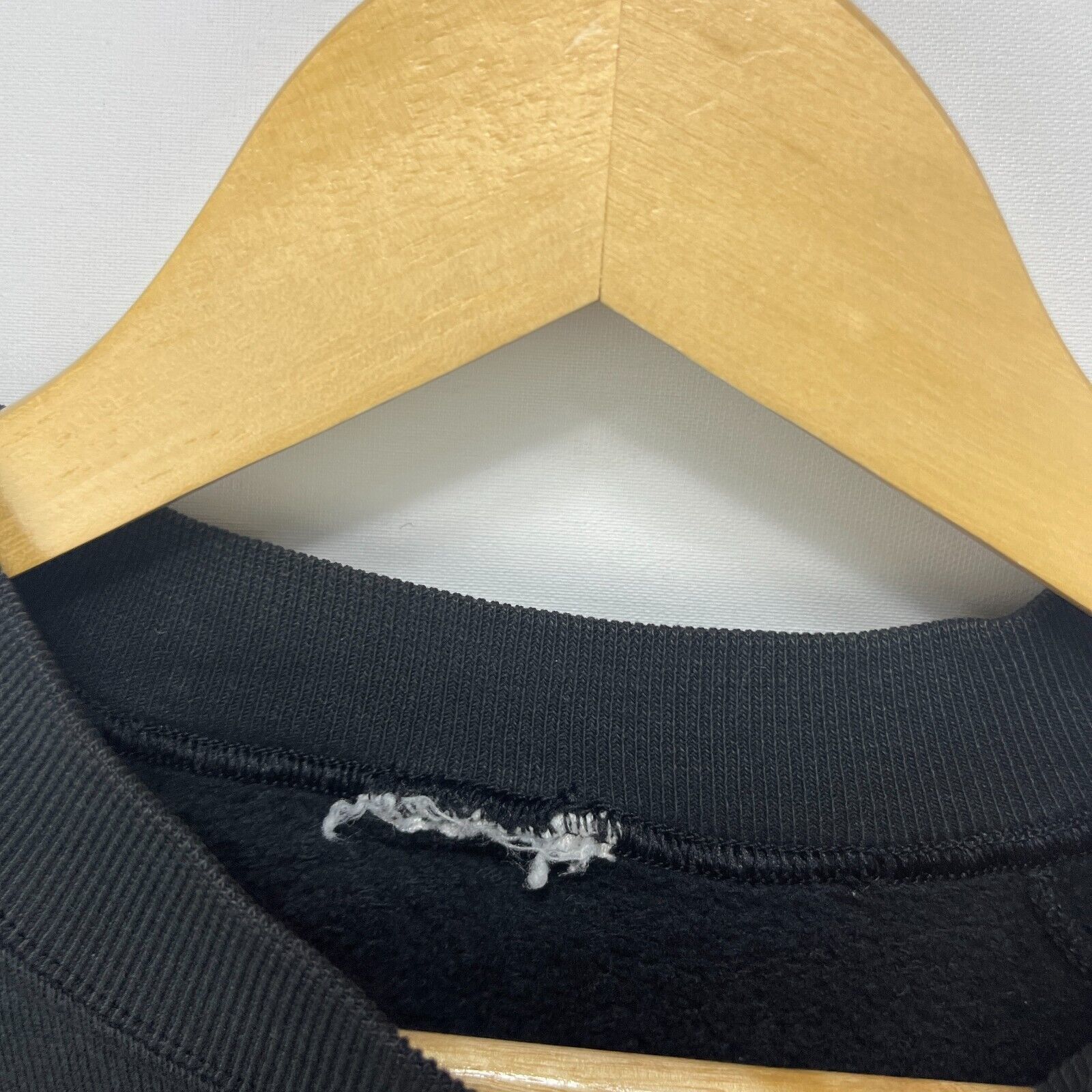 Vintage Vintage '90s Faded Blank Black Raglan Sweatshirt XXL Size US XXL / EU 58 / 5 - 3 Thumbnail