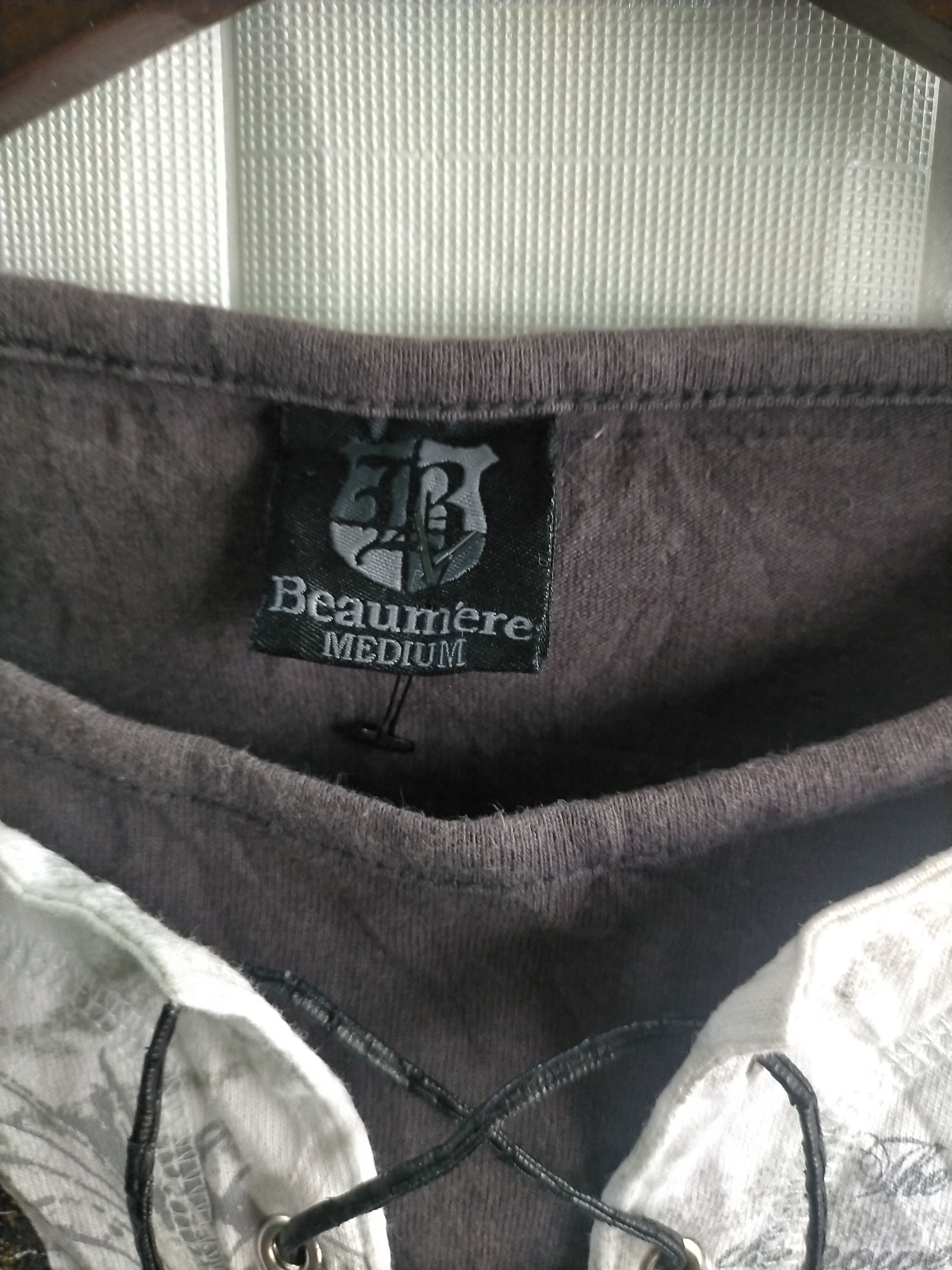 Beauty Beast Vintage Double Layers Beaumere Poem Longsleeve Size US M / EU 48-50 / 2 - 5 Thumbnail