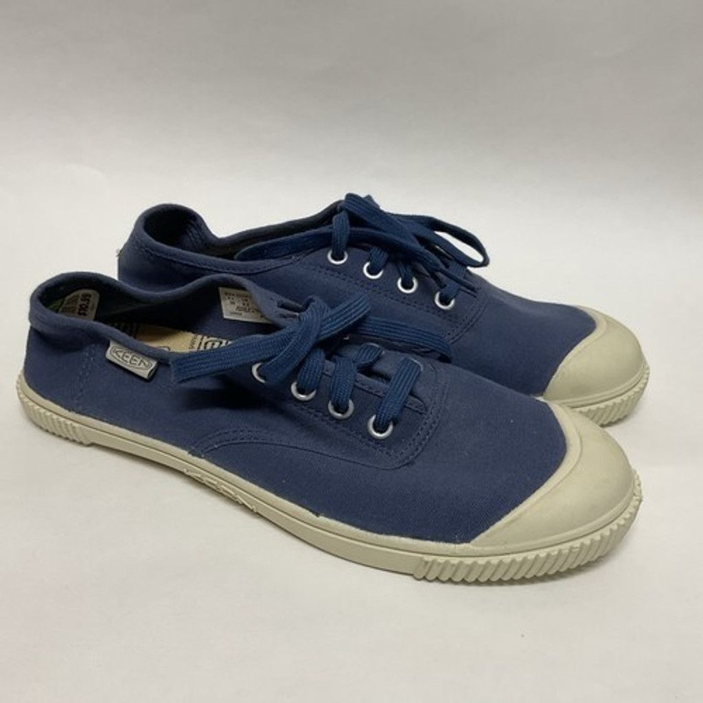 KEEN NWT Keen Vulcanized Canvas Sneakers Women Size 8.5 Navy Blue Size US 8.5 / IT 38.5 - 8 Thumbnail