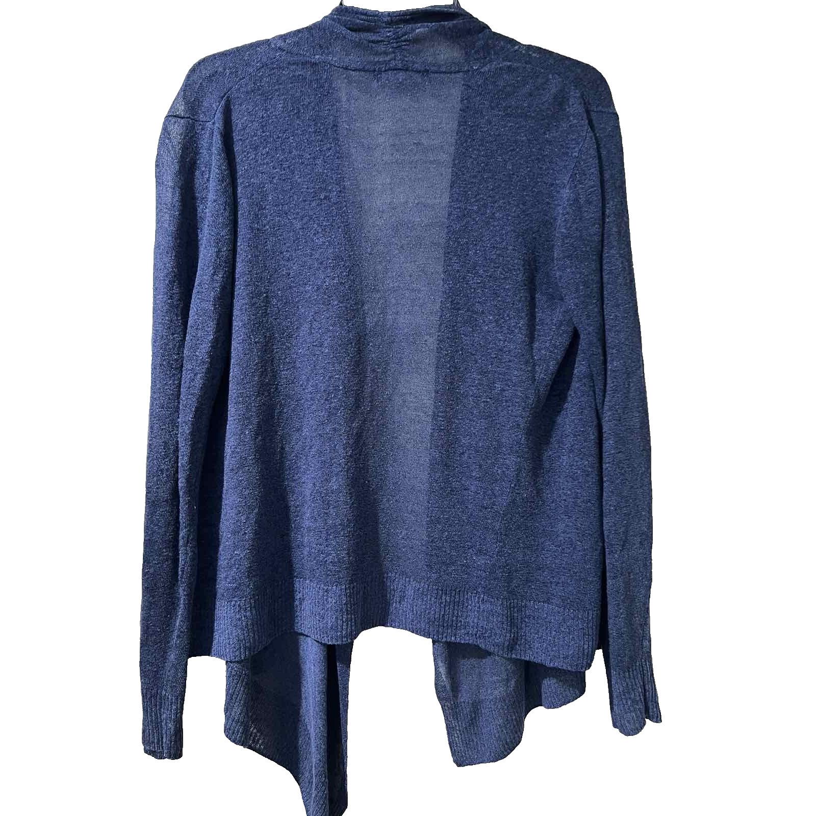 & Other Stories Retro-ology Linen Long Sleeve Women Blue Size S A003287 Size S / US 4 / IT 40 - 2 Thumbnail