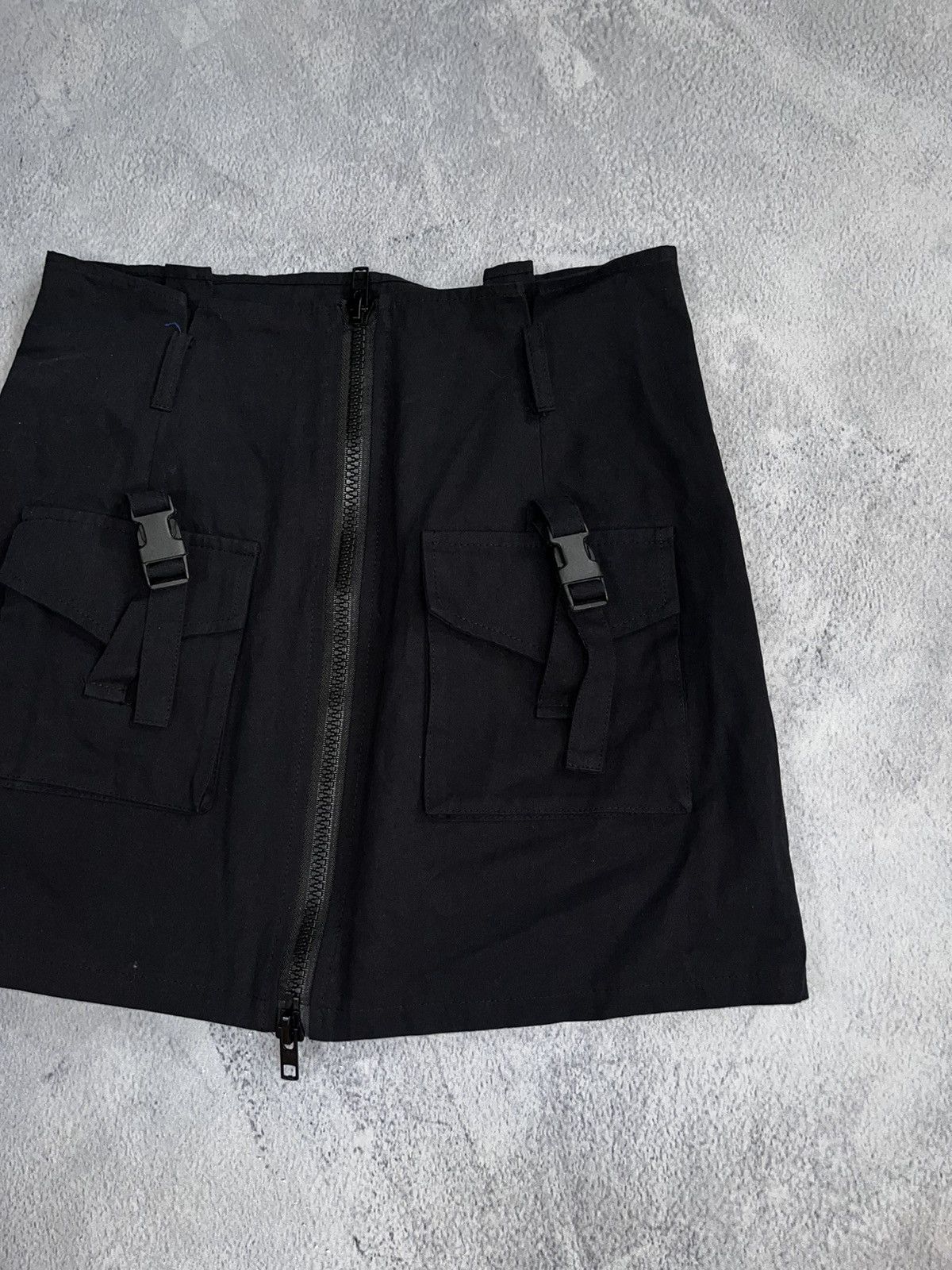 Other Vintage Y2K camo zip mini skirt avantgarde opium style Size 28" / US 6 / IT 42 - 3 Thumbnail