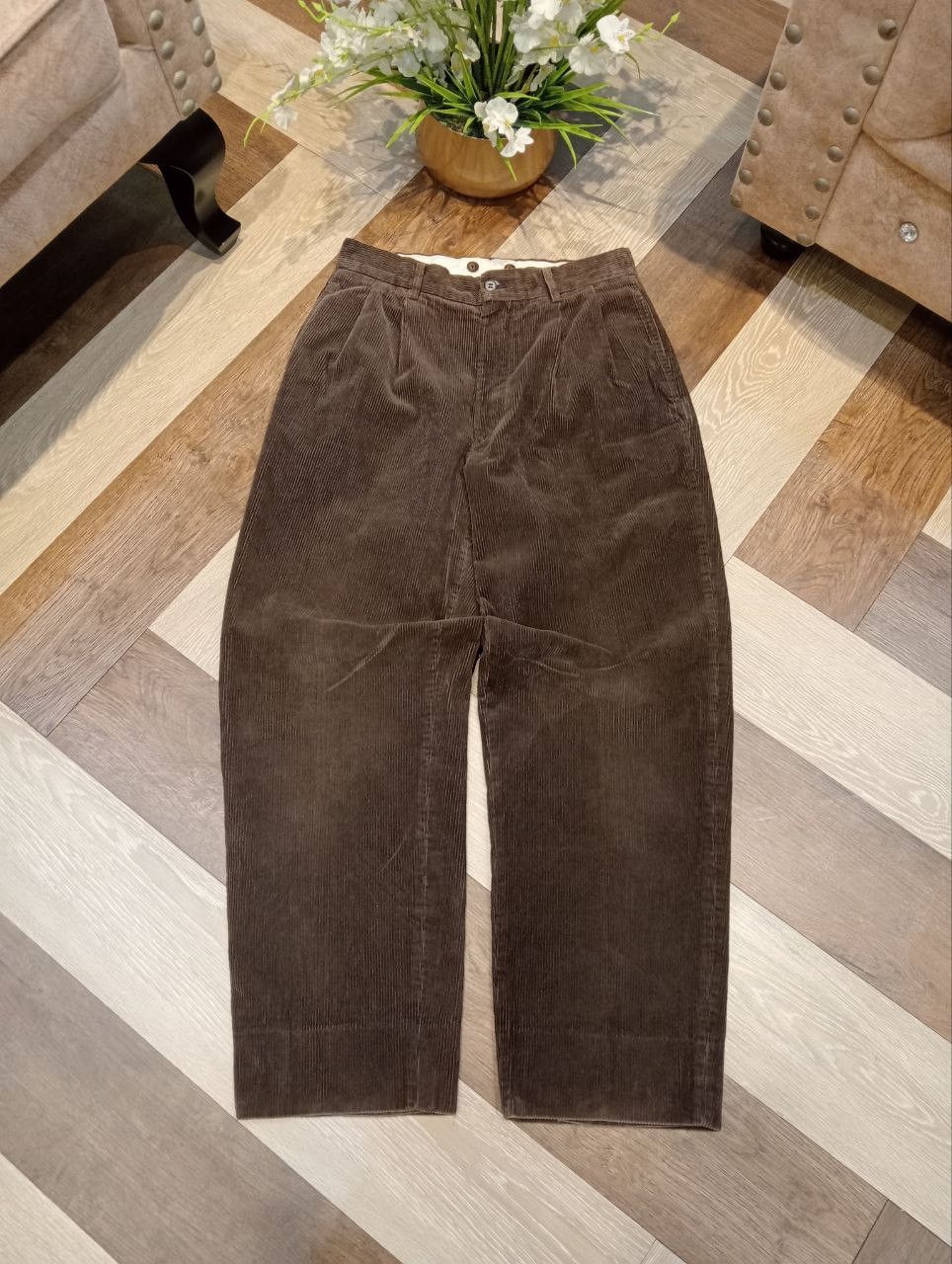 Yohji Yamamoto VINTAGE YOHJI YAMAMOTO AAR DURBAN BAGGY CORDUROY PANTS Size US 30 / EU 46 - 1 Thumbnail