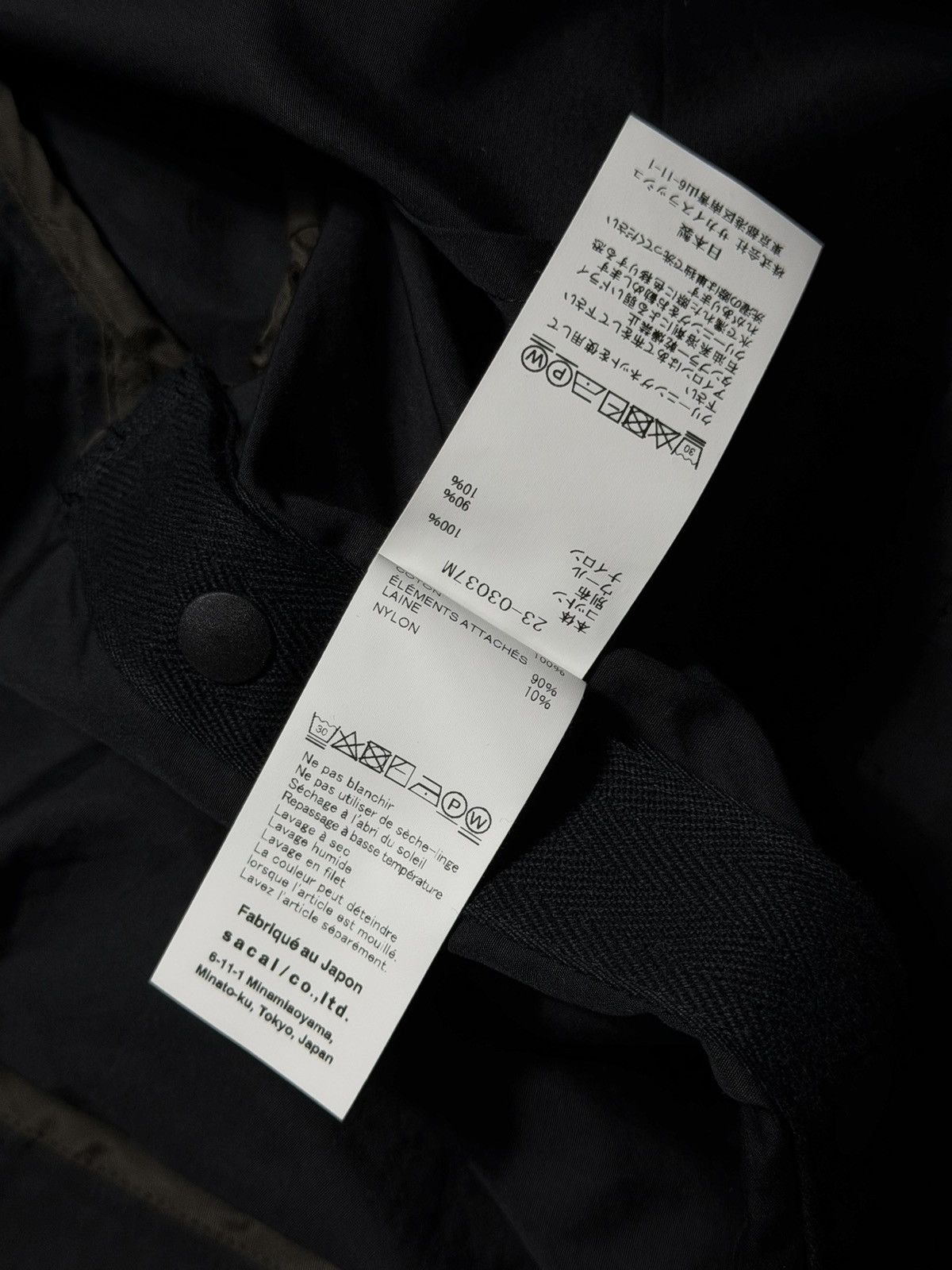 Sacai Sacai x Thomas Mason Poplin Cotton Shirt Jacket Size US M / EU 48-50 / 2 - 10 Thumbnail