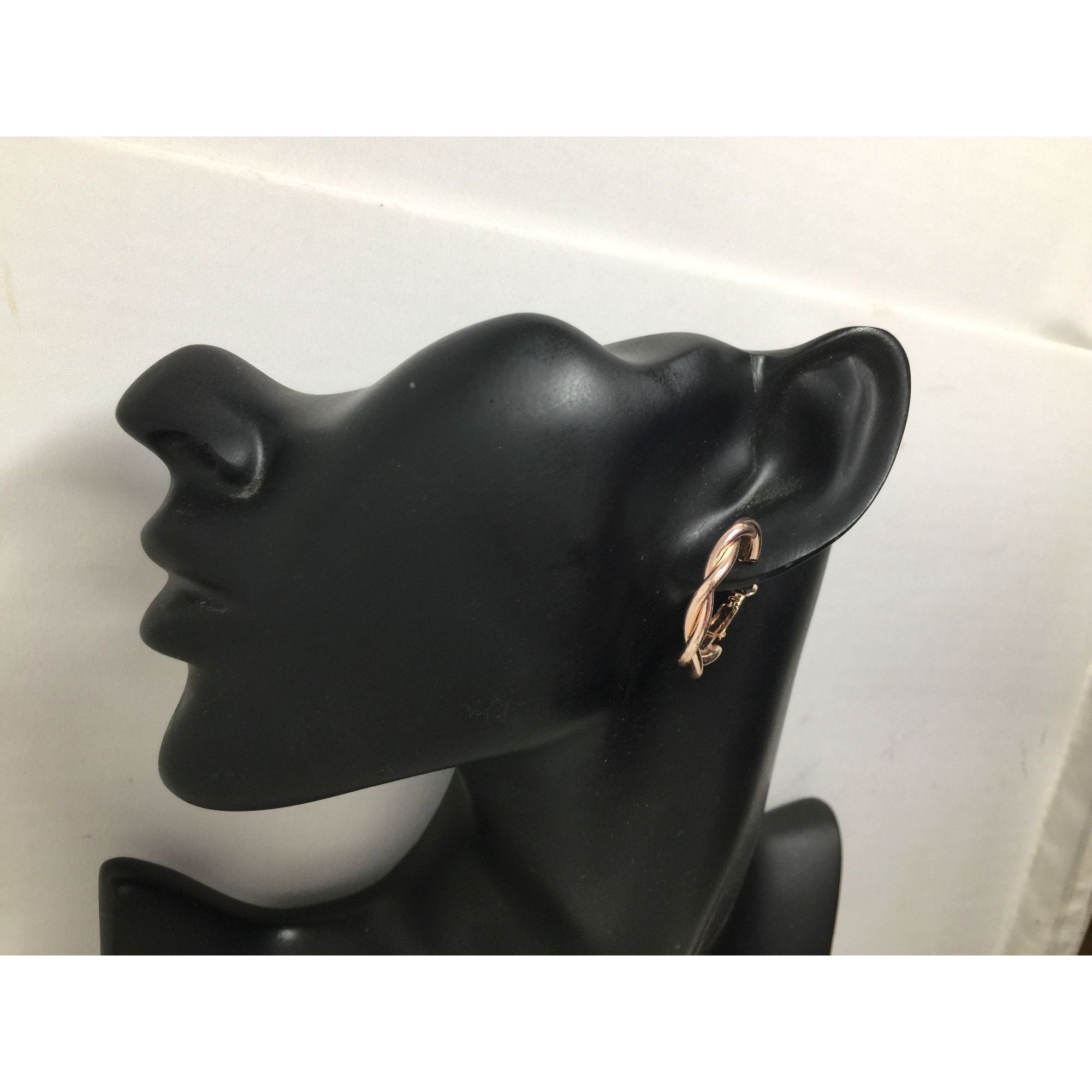 Other Women's Twisted Rose Gold Hoop Earrings Size ONE SIZE - 6 Thumbnail