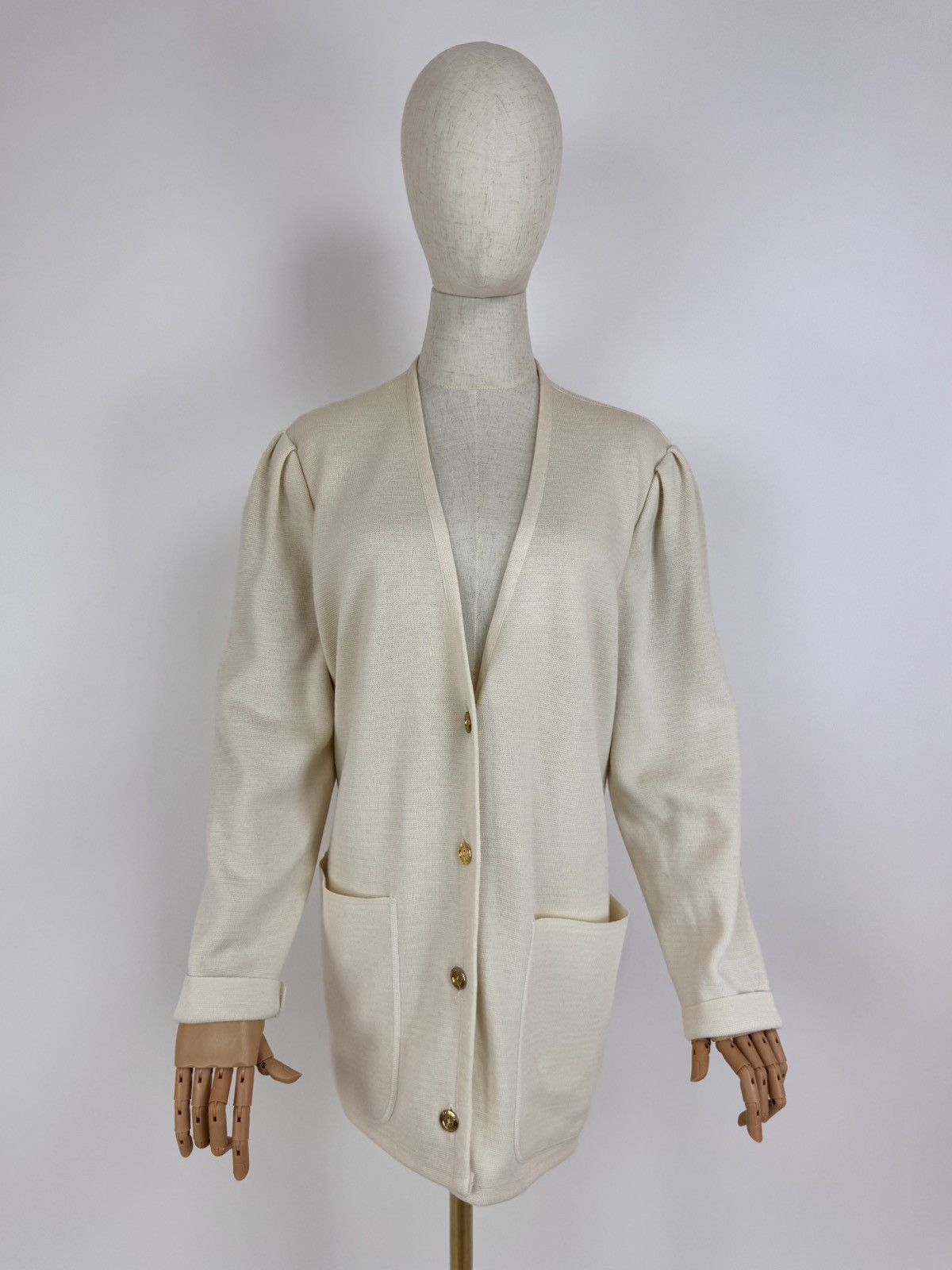 Devernois Vintage French Wool Gardigan Old Money Preppy
