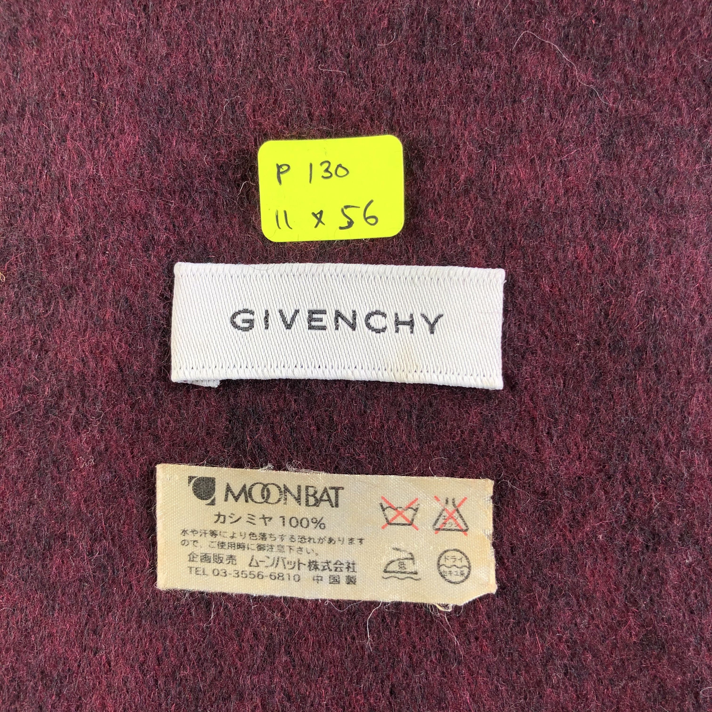 Givenchy Givenchy Wool Scarf / Muffler / Neckwear P130 Size ONE SIZE - 6 Thumbnail