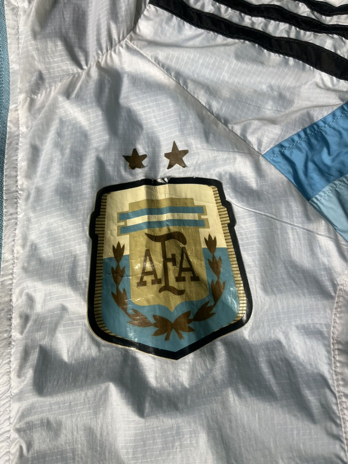 Adidas Argentina Messi 2014 Adidas Rain Jacket D83719 Size US M / EU 48-50 / 2 - 4 Thumbnail