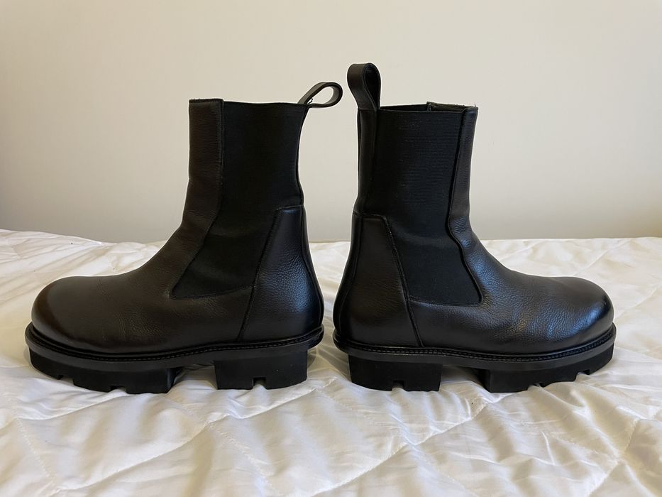 rick owens bozo chelsea boots