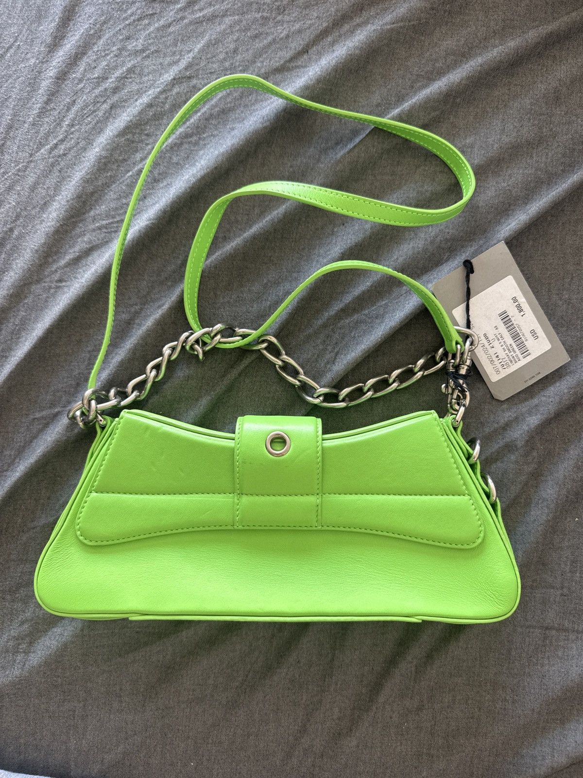 Balenciaga Balenciaga Lindsay acid green Size ONE SIZE - 3 Thumbnail