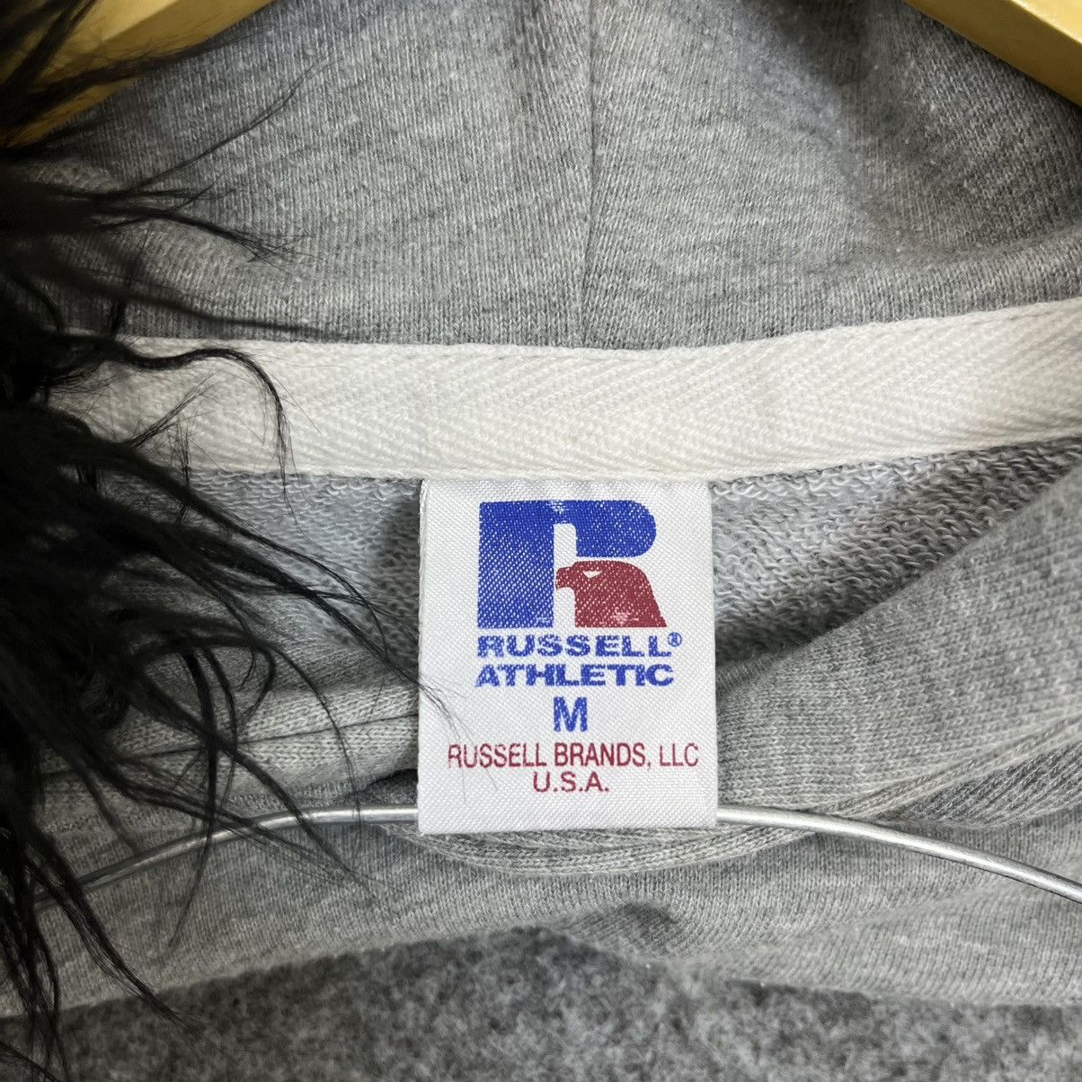 Russell Athletic Y2K Russel Athletic Faux Fur Hoodie Made In USA Size US M / EU 48-50 / 2 - 8 Thumbnail