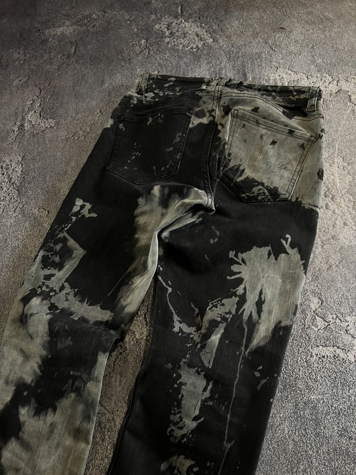 Vintage RARE Slim Fit Archive Jean / MultiDark Number Nine Style 90s Size US 30 / EU 46 - 3 Thumbnail