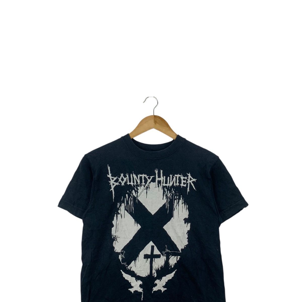 Bounty Hunter Vintage BOUNTY HUNTER Hikaru Iwanaga Cross Horror Tee Shirt Size S / US 4 / IT 40 - 2 Thumbnail