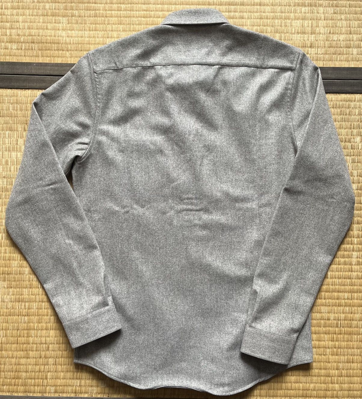 AMI Grey heavy wool shirt Size US M / EU 48-50 / 2 - 5 Thumbnail