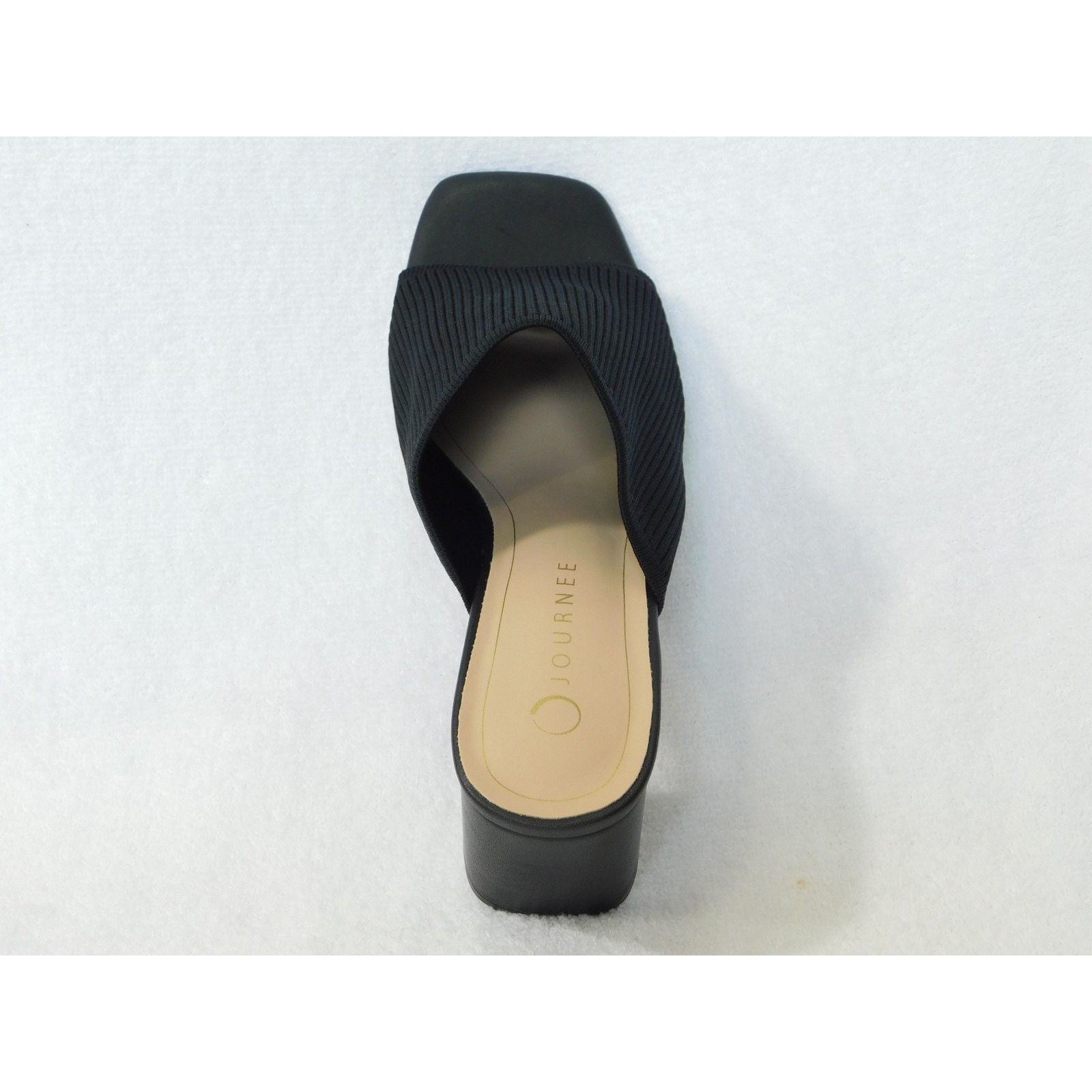 Other W602 Journee Black Lorenna Block Heel Dress Sandals - 11 M Size US 11 / IT 41 - 4 Thumbnail
