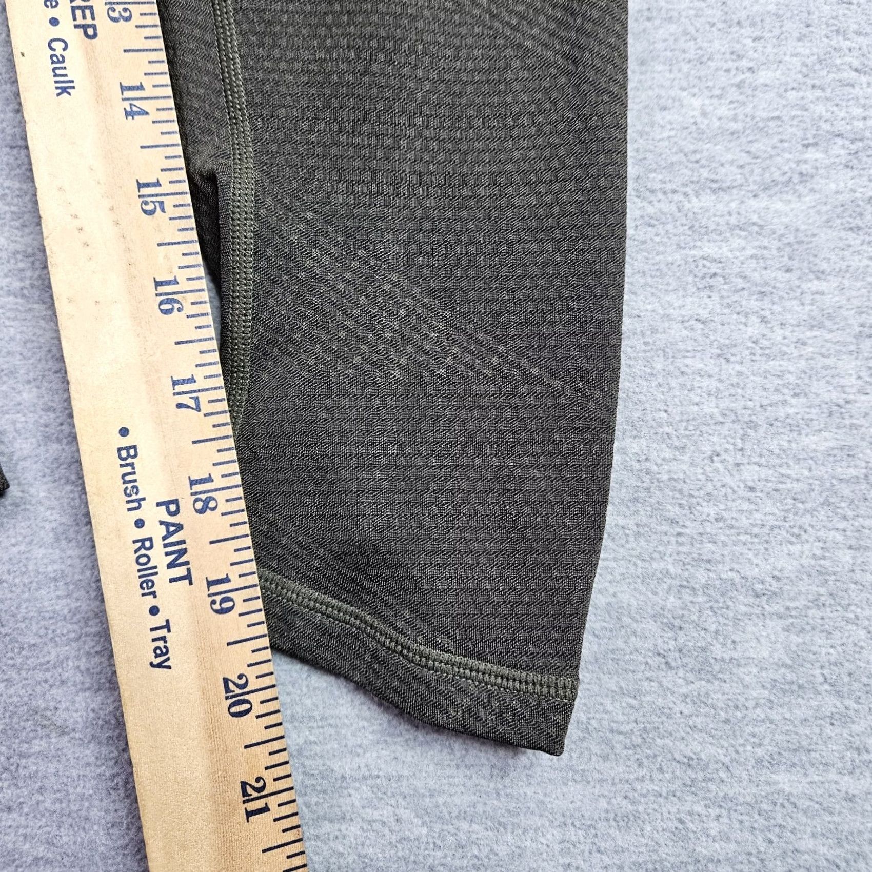 Prana prAna Women's Yoga Leggings XS Olive Green Textured Stretch Size 26" / US 2 / IT 38 - 4 Thumbnail