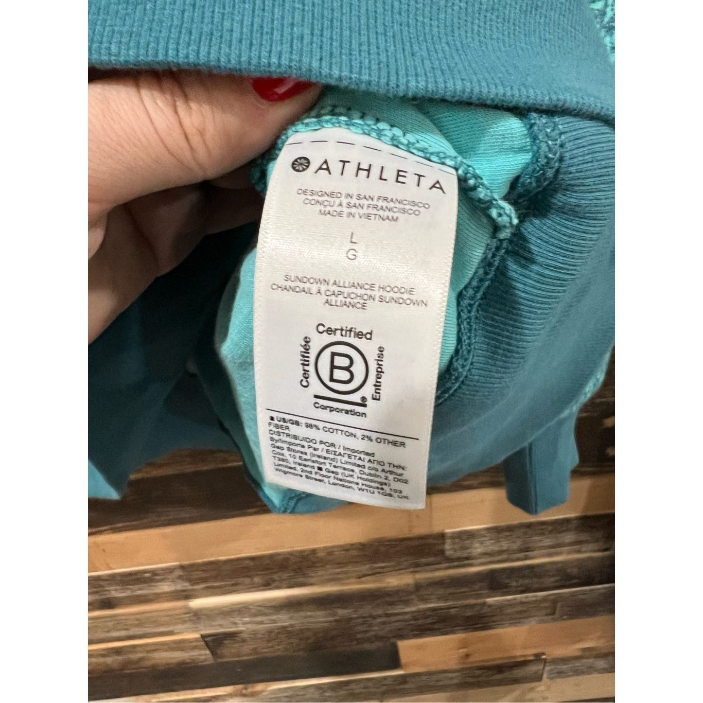 Athleta ATHLETA Sundown Alliance Hoodie sz L Size L / US 10 / IT 46 - 6 Thumbnail