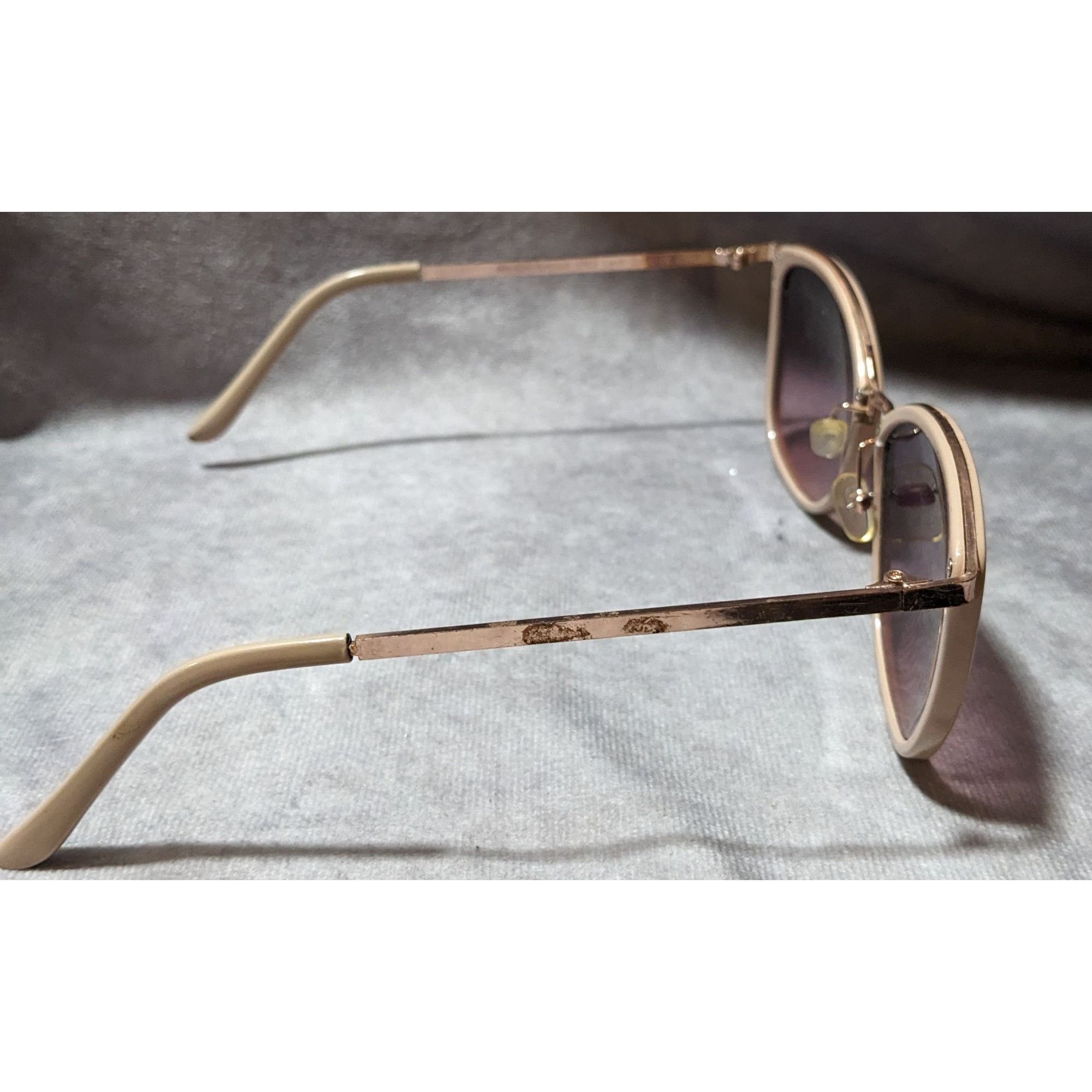 Other NYS Collection Morgan Avenue Beige And Rose Gold Sunglasses Size ONE SIZE - 2 Thumbnail
