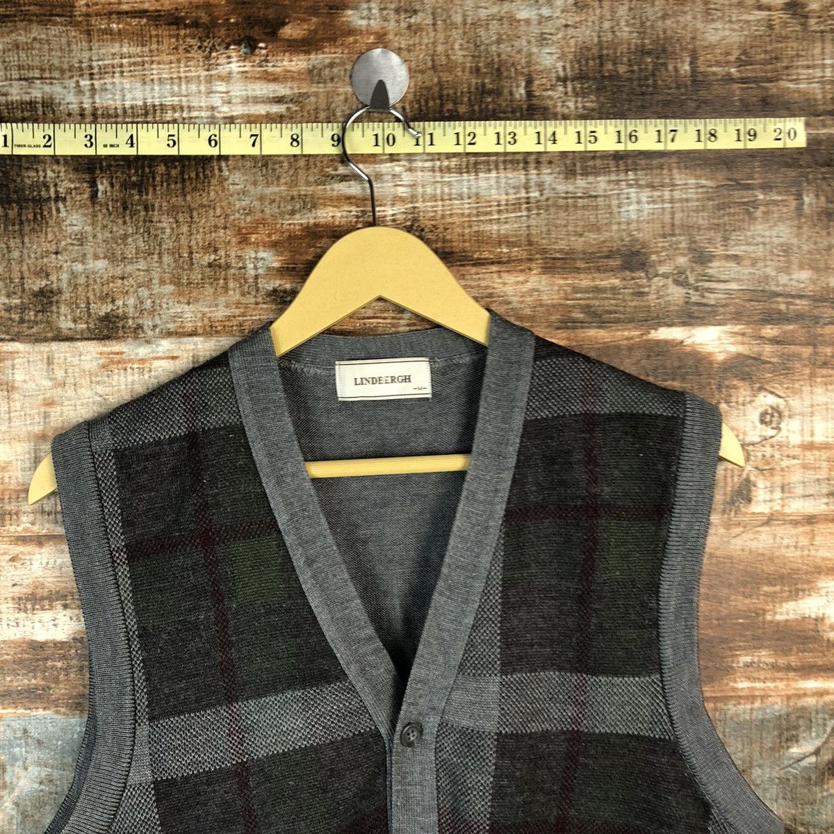 Lindbergh Grey Vest Knitwear #A967