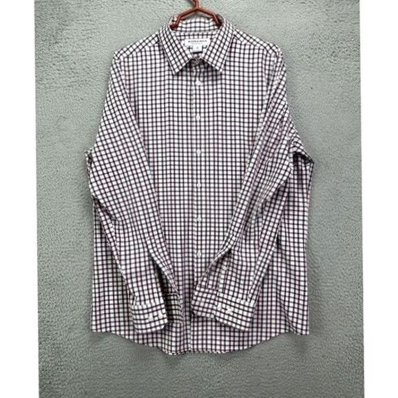 Mizzen+Main Mizzen+Main Shirt Adult XL Performance Blue Multi Plaid Button Down Stretch Mens Size US XL / EU 56 / 4 - 3 Thumbnail