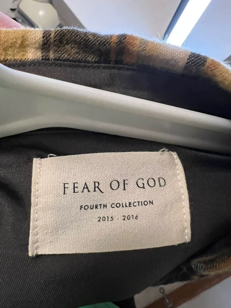 Fear of God Fear of God Season 4 yellow plaid shirt Size US M / EU 48-50 / 2 - 6 Thumbnail