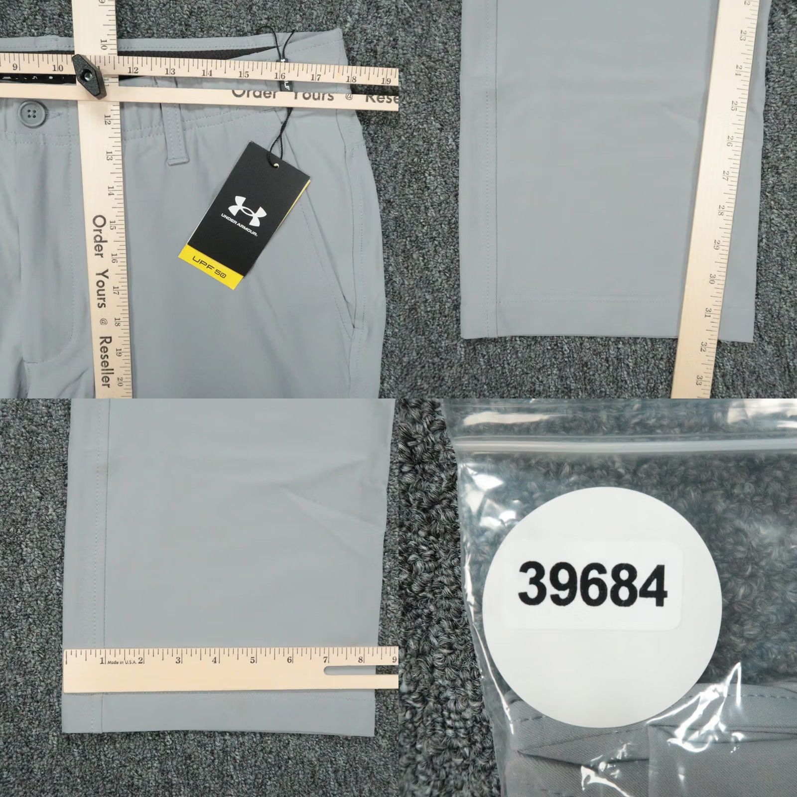 Under Armour Under Armour Pants Mens 36x32 Gray UA Drive Golf Stretch Trouser Straight Pants Size US 36 / EU 52 - 8 Thumbnail