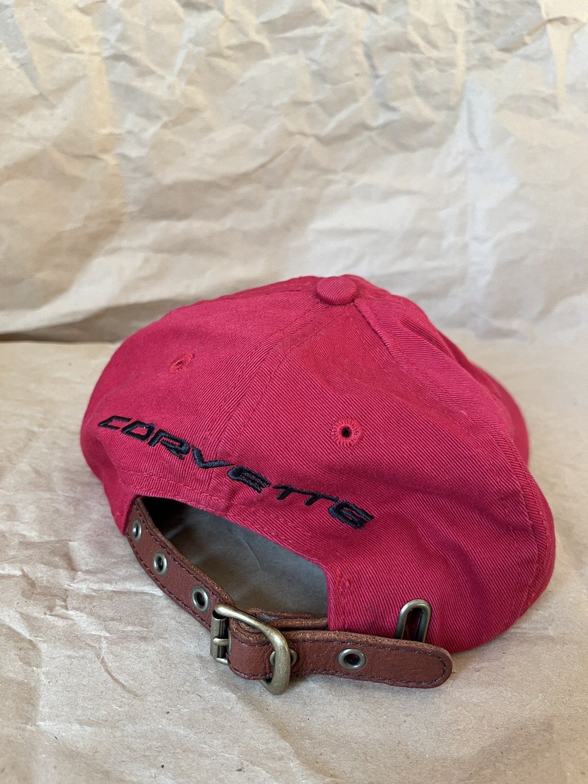 Chevrolet Vintage Chevrolet CORVETTE Red Cap Size ONE SIZE - 11 Thumbnail