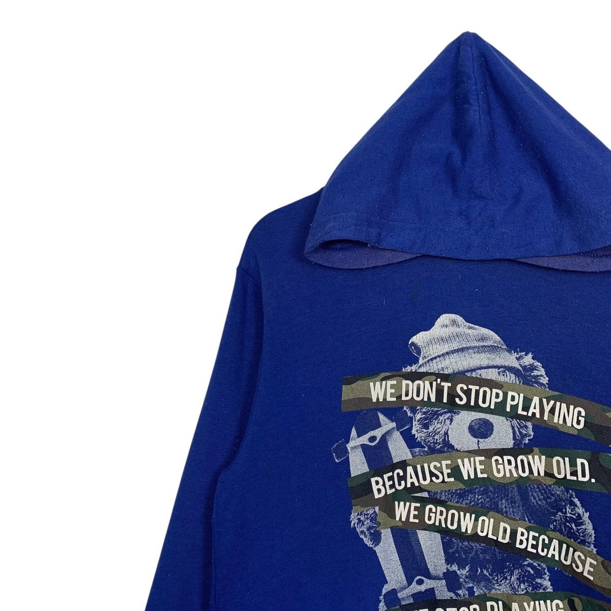 Japanese Brand Vintage Bear Skateboard Quotes Hoodie Size US M / EU 48-50 / 2 - 6 Thumbnail